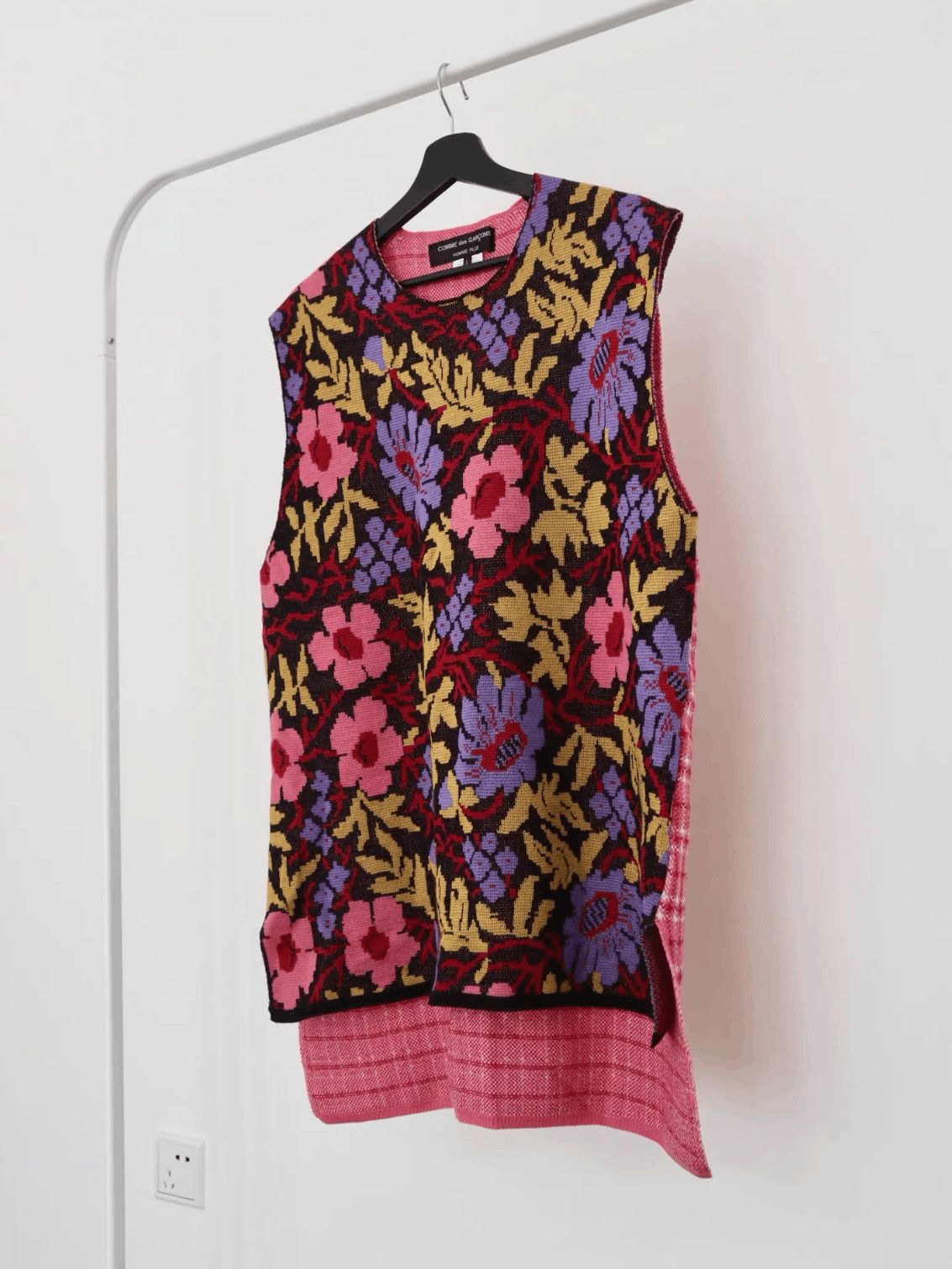 Comme des Garcons Comme Des Garcons Homme Plus 22SS Flower Knitwear Tank Top Size US M / EU 48-50 / 2 - 2 Thumbnail