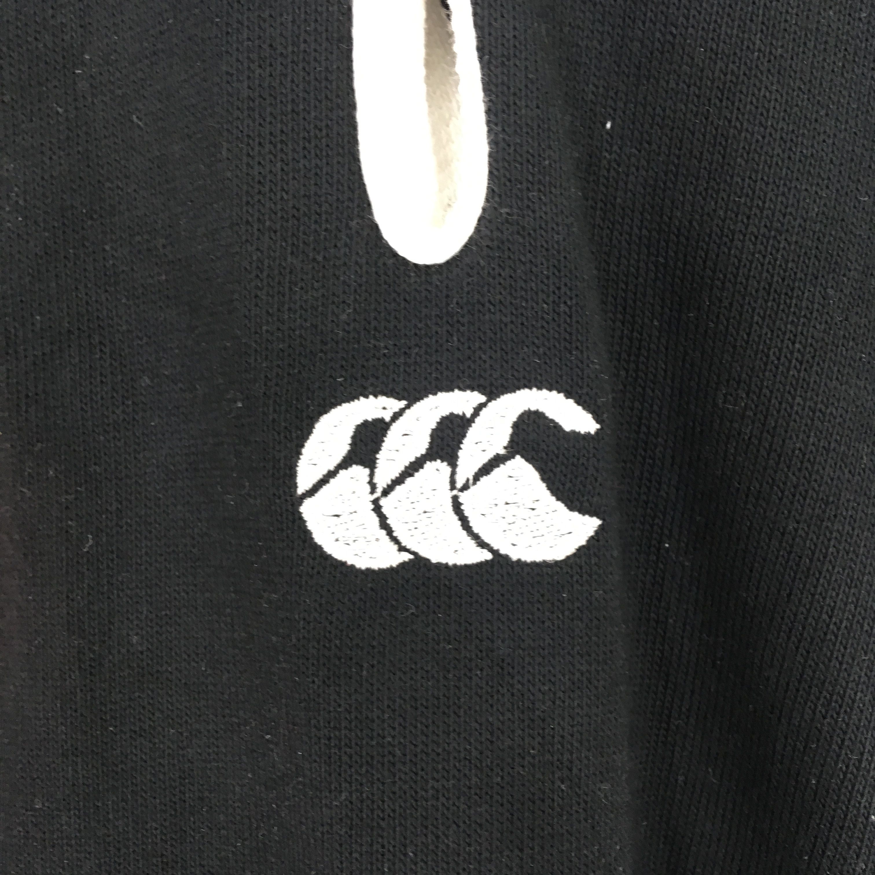 Canterbury of New Zealand Vintage 90's Canterbury Of New Zealand All Black Polo Shirt Size US S / EU 44-46 / 1 - 6 Thumbnail