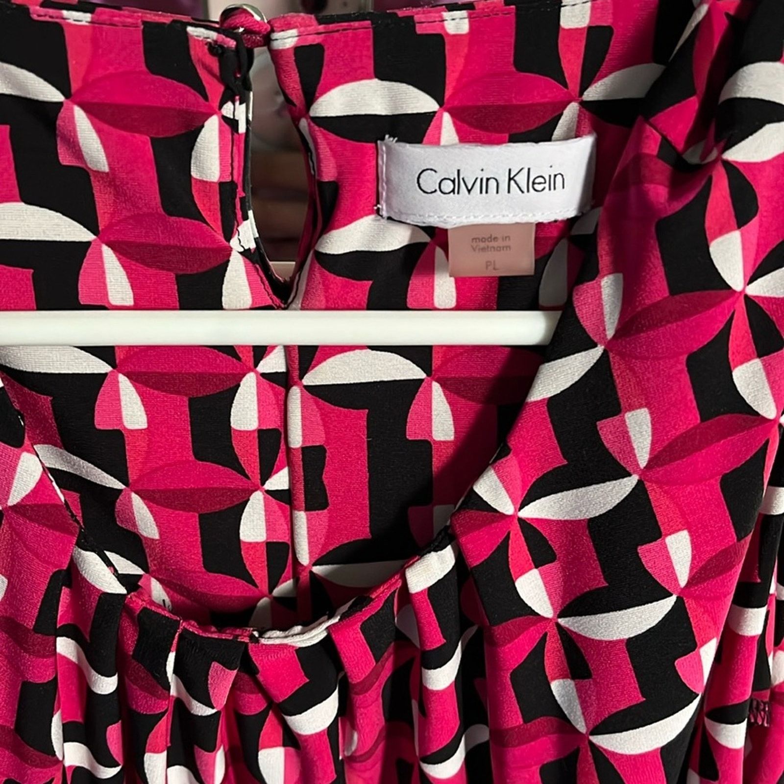 Calvin Klein Calvin Klein Purple and Blue Sleeveless Blouse PL Size L / US 10 / IT 46 - 5 Thumbnail
