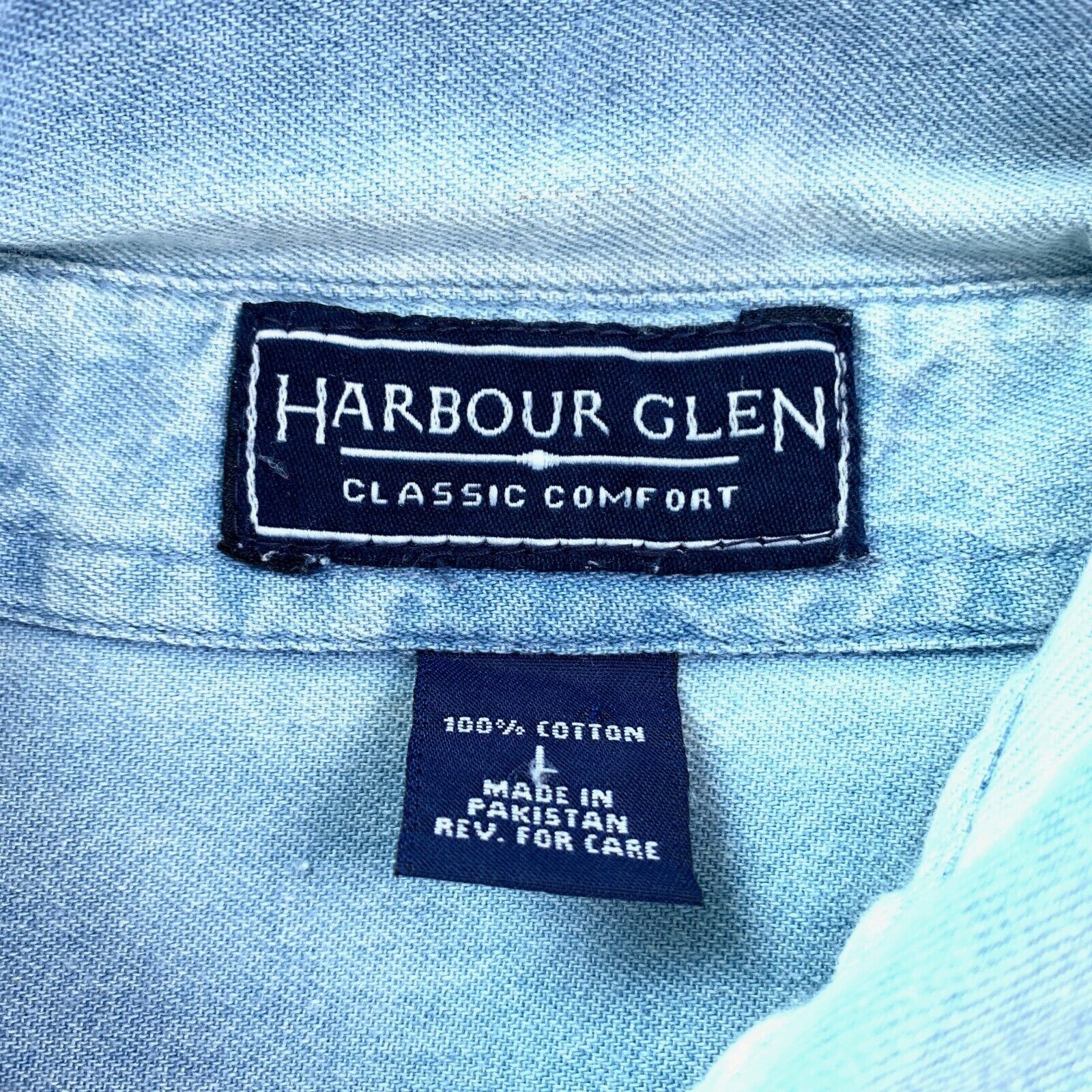 Other McDonalds M Gear Vintage 90s Denim Shirt Blue Mens L Size US L / EU 52-54 / 3 - 7 Thumbnail