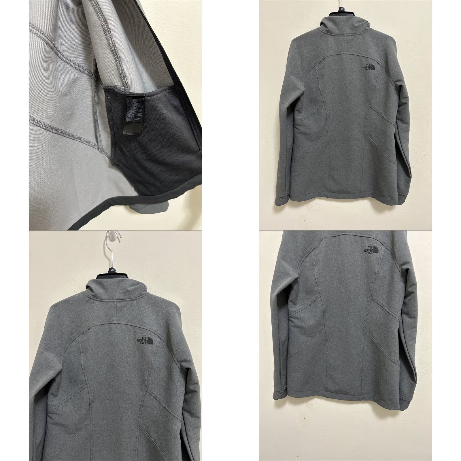 The North Face The North Face Windwall Jacket Womens Small Gray Full Zip Softshell Logo Size S / US 4 / IT 40 - 8 Thumbnail