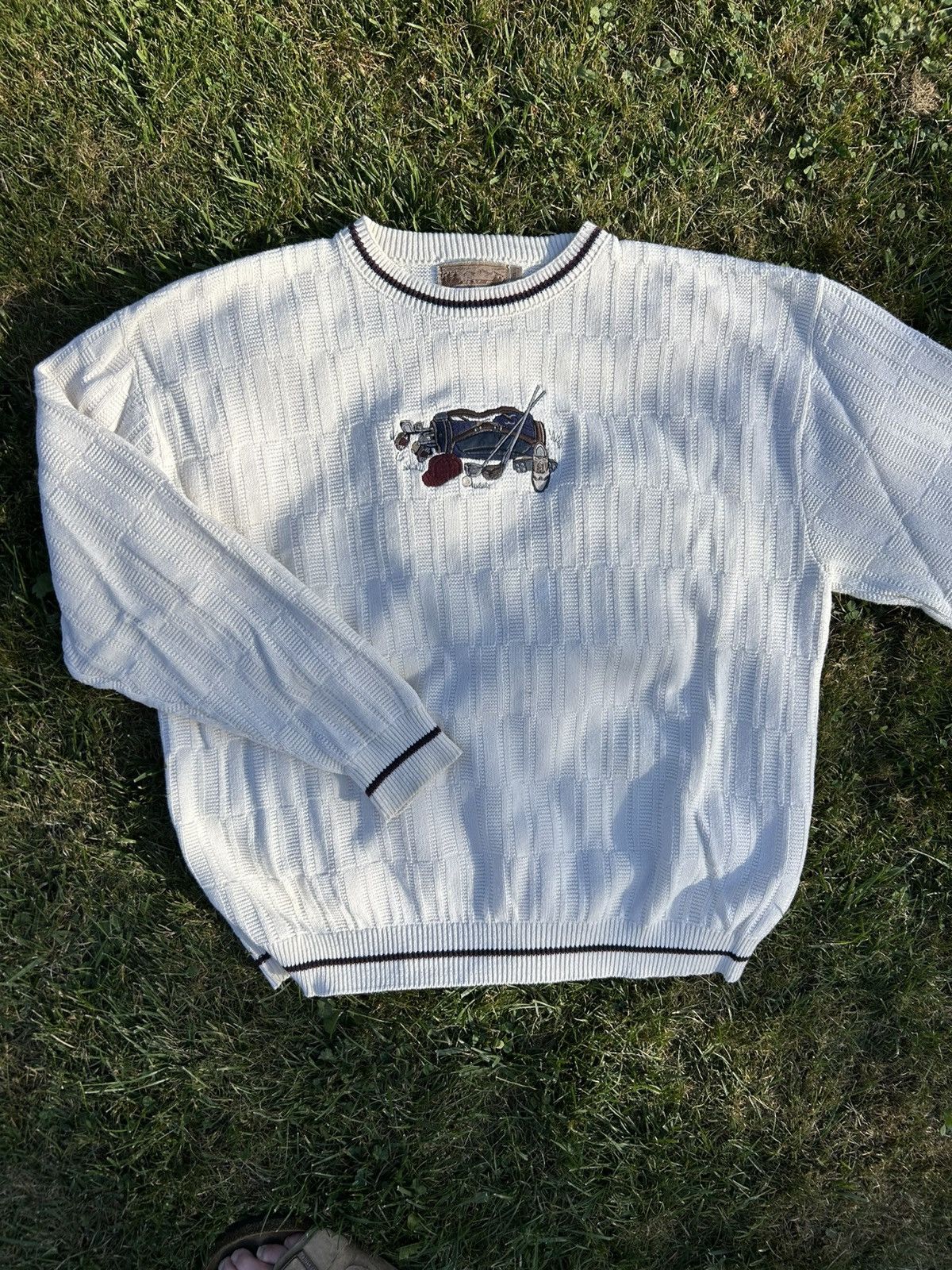 Vintage 90's Shenandoah Golf Bag Sweater Size US XL / EU 56 / 4 - 1 Thumbnail