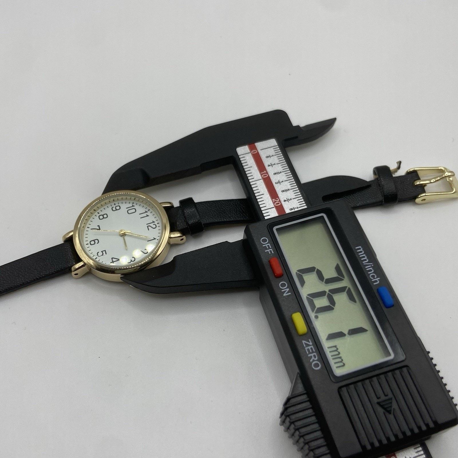 &Daughter Women's Black Buckle Band Analog Watch 26mm Case Untested Size ONE SIZE - 6 Thumbnail