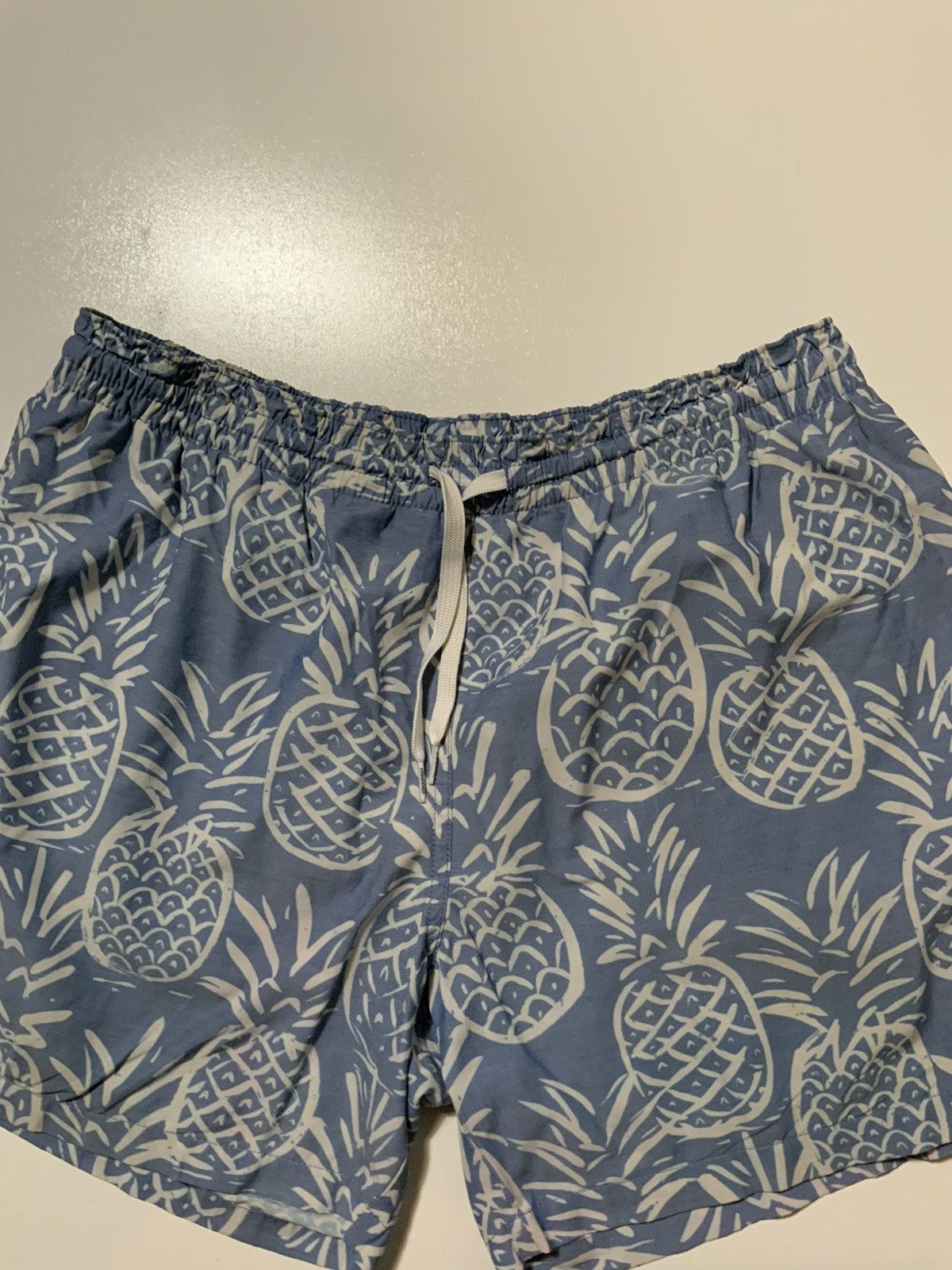 Chubbies Chubbies Faded Blue Pineapple The Thigh Napples 5.5” Shorts Size US 36 / EU 52 - 8 Thumbnail