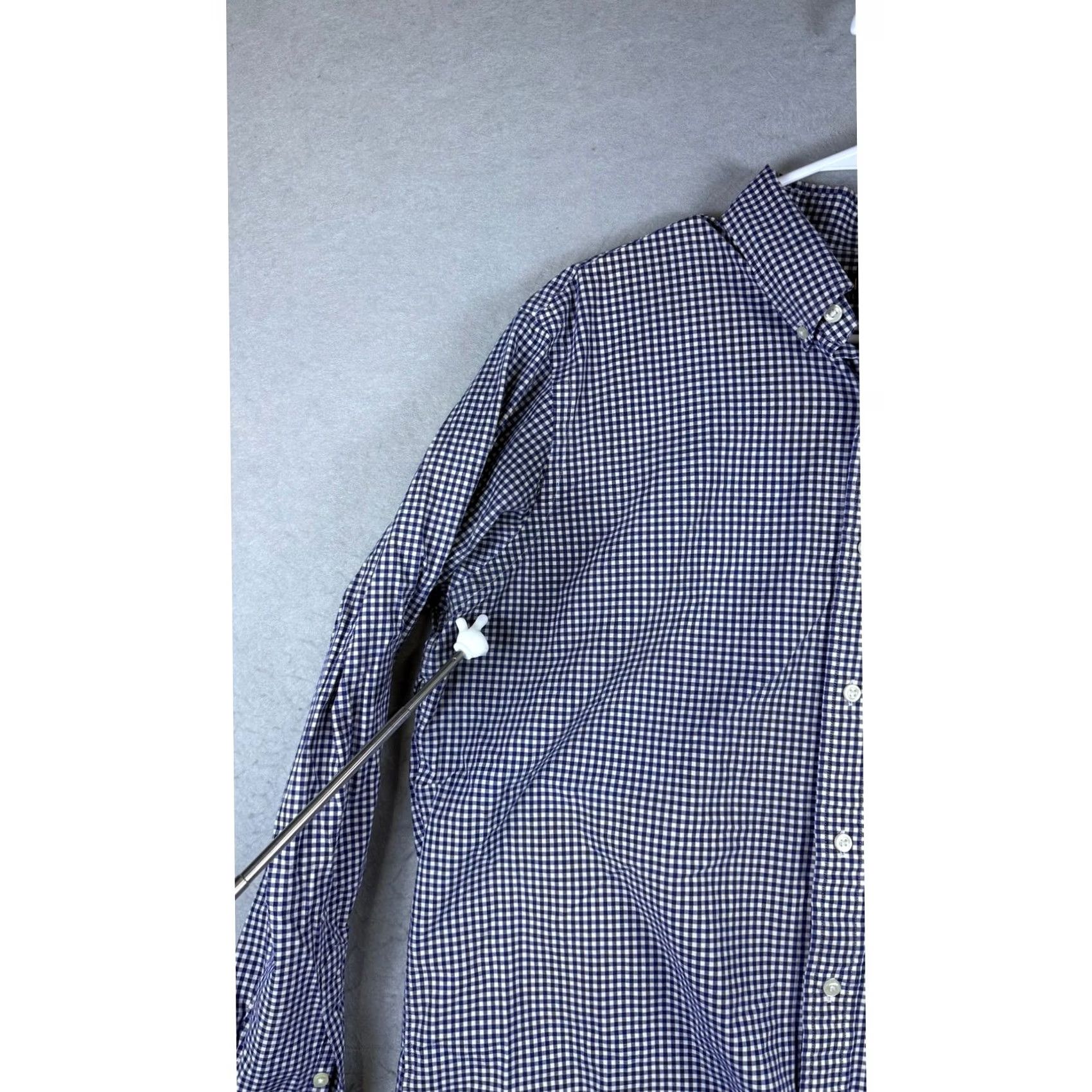 Polo Ralph Lauren Polo Ralph Lauren Mens L Blue Gingham Button Down Classic Fit Shirt Size US L / EU 52-54 / 3 - 4 Thumbnail
