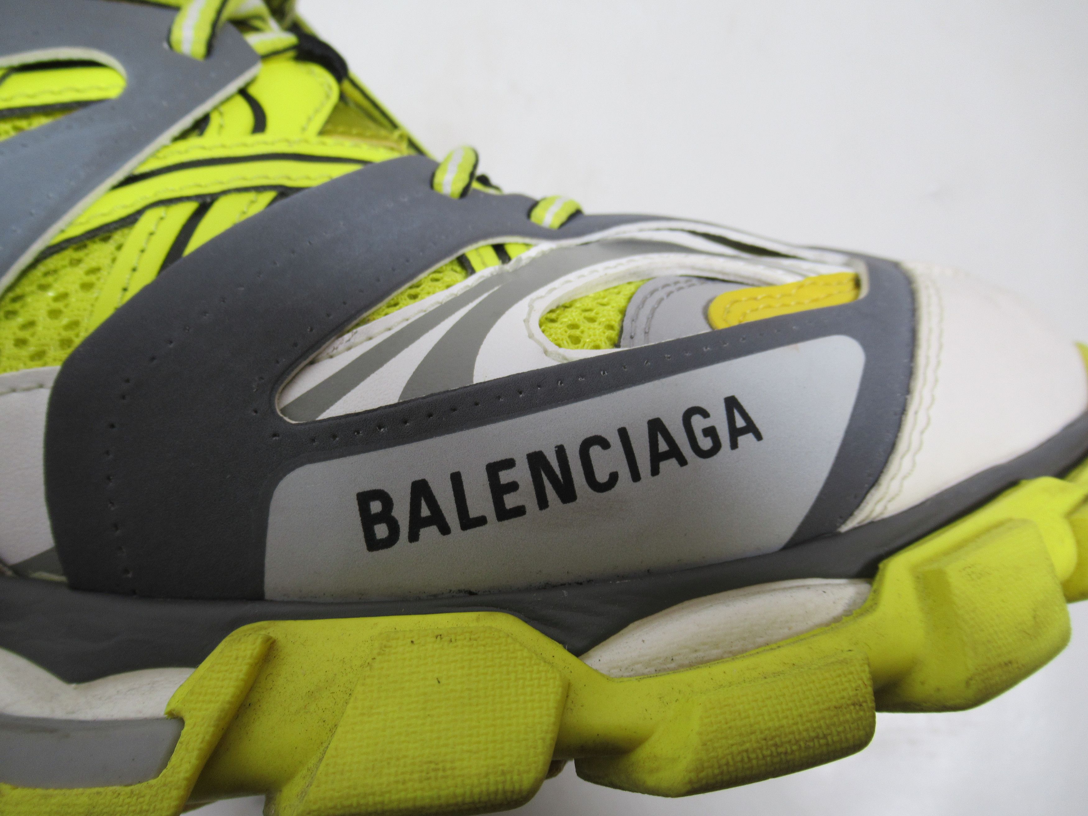 Balenciaga Balenciaga Men's Track Trainer "Yellow Grey" 542023 Size US 12 / EU 45 - 6 Thumbnail