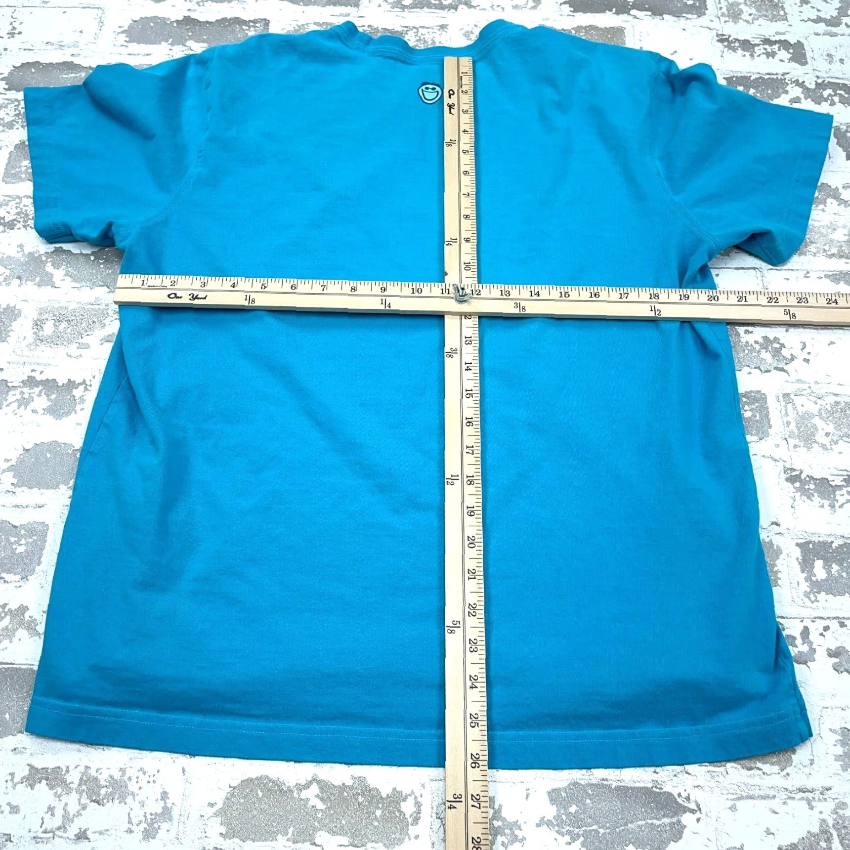 Life is Good Life is Good Shirt Men Large Blue Tee Classic Fit Bass Fishing Outdoor Camp Teal Size US L / EU 52-54 / 3 - 7 Thumbnail