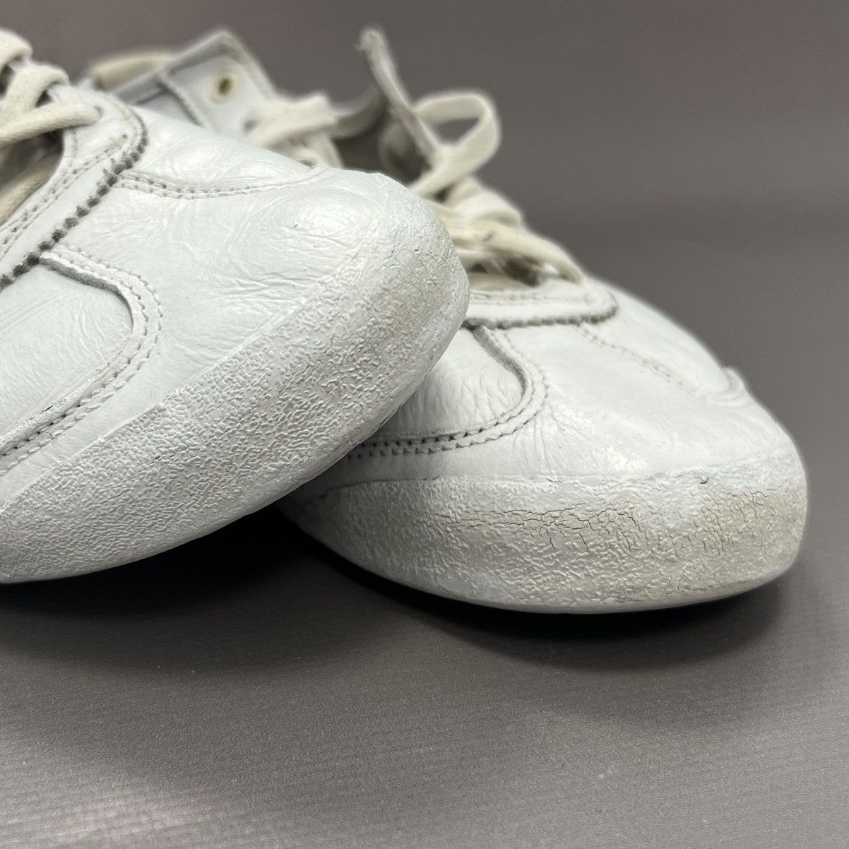 Asics × Japanese Brand × Vintage Asics Tiger Onitsuka Mexico 66 White Leather Sneakers Sz 8 Size US 8 / EU 41 - 22 Thumbnail