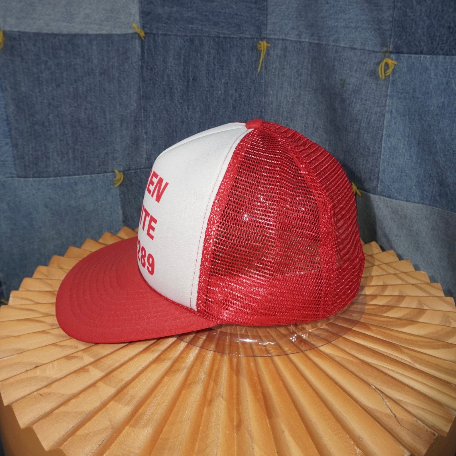 Vintage OSFA - Vintage boren gunite spell out promo 00s trucker hat Size ONE SIZE - 3 Thumbnail