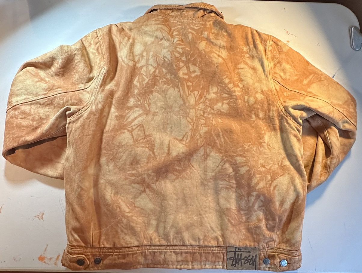 Stussy Stussy Stussy Shearling Dyed Trucker Jacket 'Brown' Size US L / EU 52-54 / 3 - 2 Thumbnail