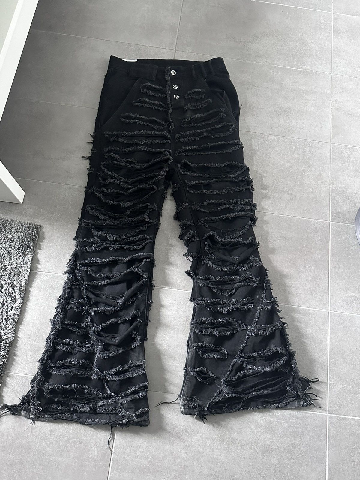 Japanese Brand rustiall tweest flared denim | Grailed