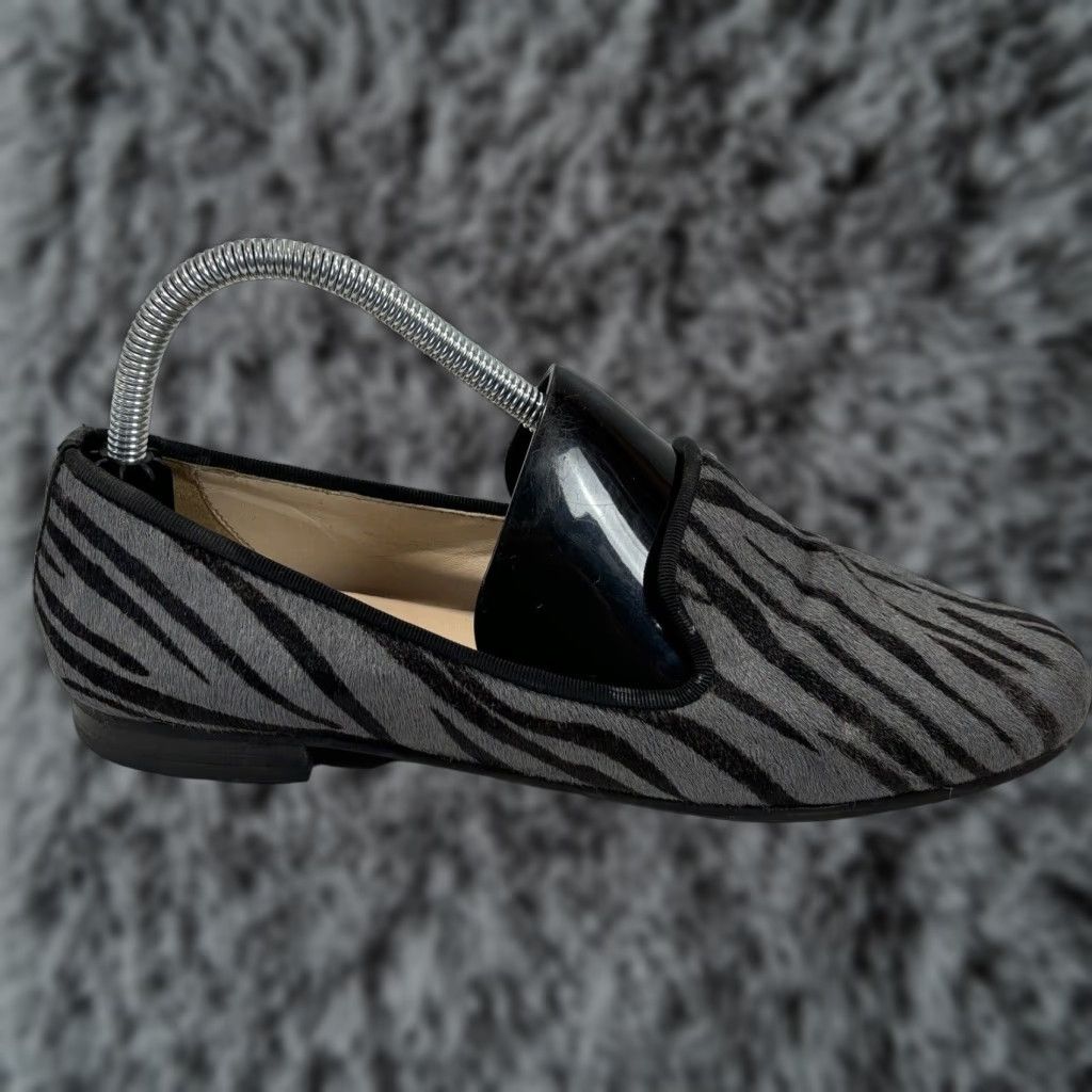 Cole Haan Cole Haan Sabrina calfHair Loafers Size 7.5 Grey Black Zebra Animal Print Womens Size US 7.5 / IT 37.5 - 1 Thumbnail