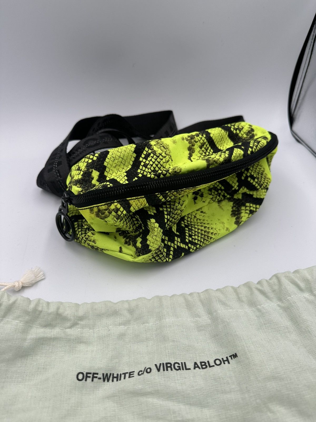 Off-White OFF-WHITE SNAKESKIN WAISTE BAG Size ONE SIZE - 1 Thumbnail