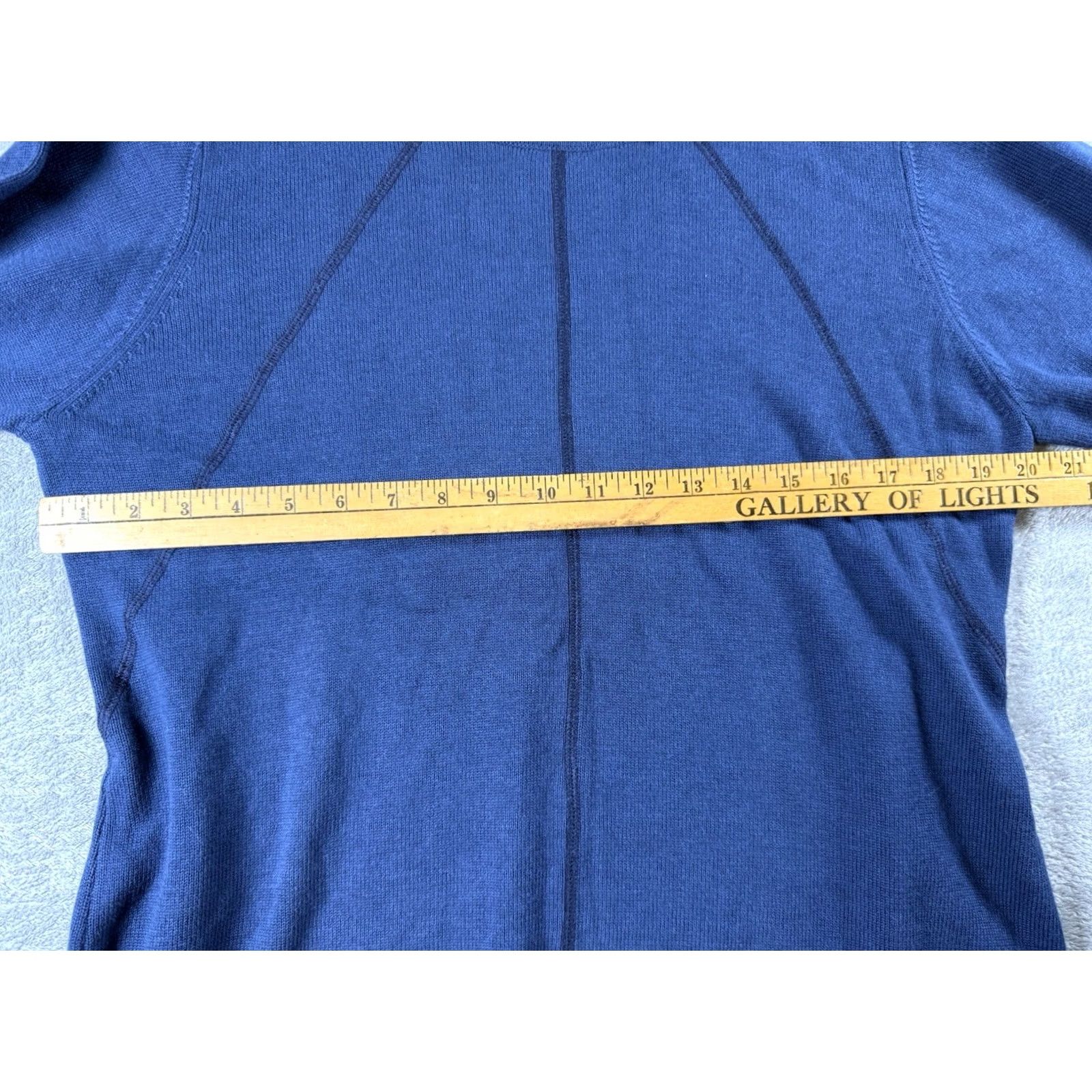 Orvis ORVIS Womens Pullover Sweater L Navy Blue Cashmere Blend Hike Camp Size L / US 10 / IT 46 - 5 Thumbnail