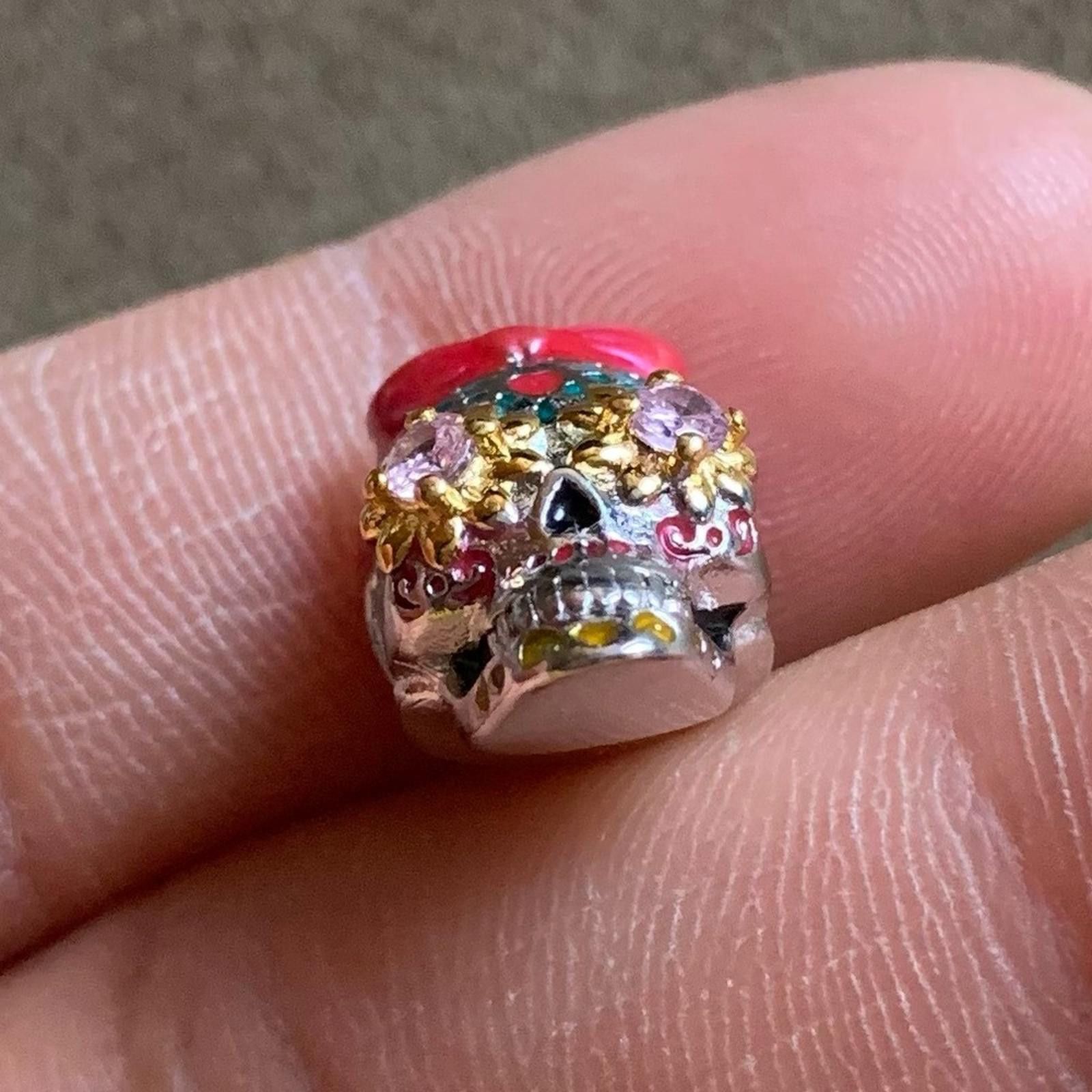 Other NWOT Glow-in-the-Dark Barbie Skull Charm Sterling Silver 925 Size ONE SIZE - 11 Thumbnail