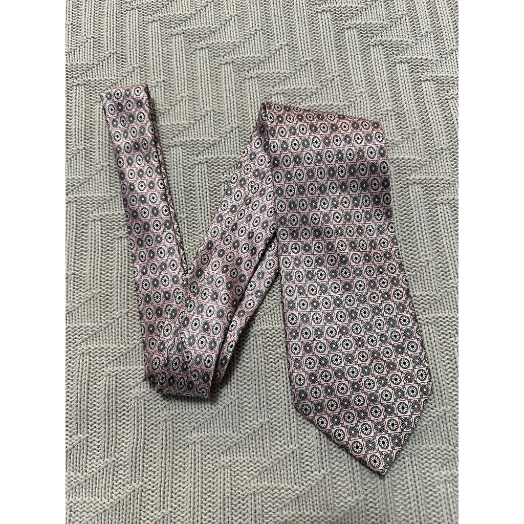 Pierre Cardin Pierre Cardin pink floral print silk tie Size ONE SIZE - 1 Thumbnail