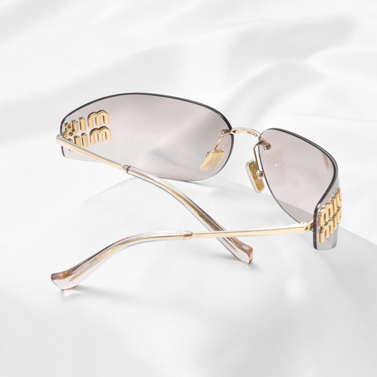 Miu Miu MIU MIU 0MU A51S 5AK20P SUNGLASSES Size ONE SIZE - 7 Thumbnail