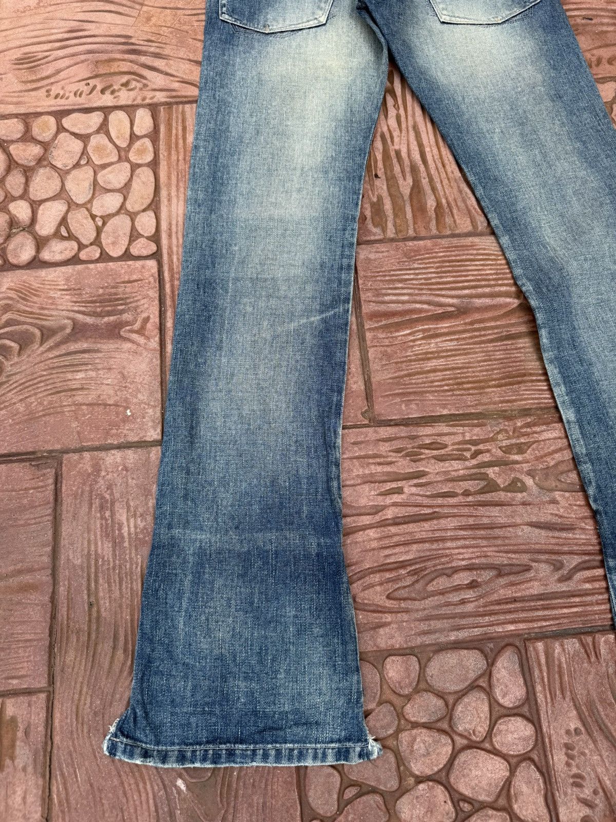 Marithe + Francois Girbaud MARITHE FRANCOIS GIRBAUD Flare Denim Rare Design Size 31" - 15 Thumbnail