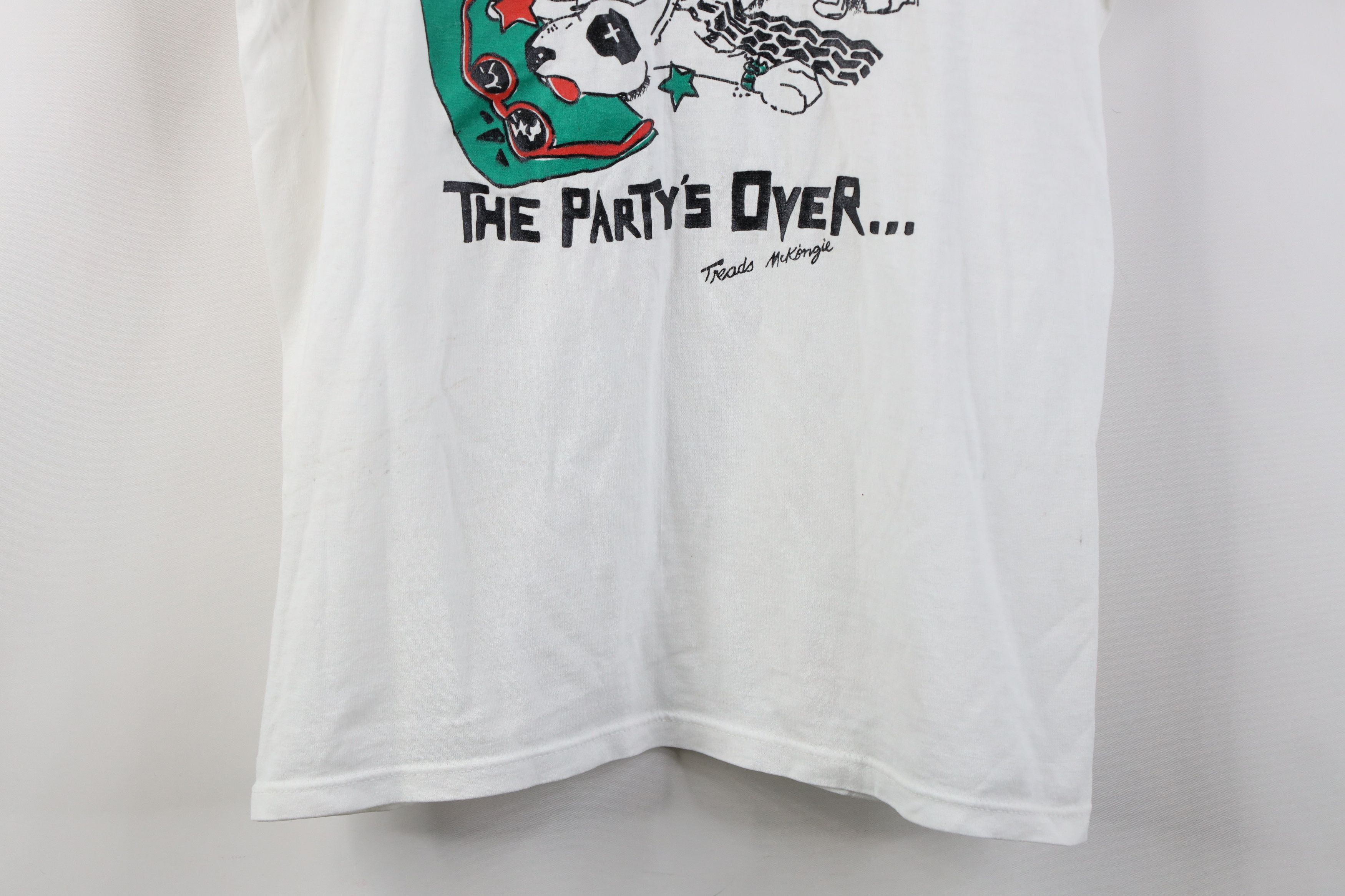 Vintage Vintage 80s 90s McKenzie Budweiser Partys Over T-Shirt Size US S / EU 44-46 / 1 - 3 Thumbnail
