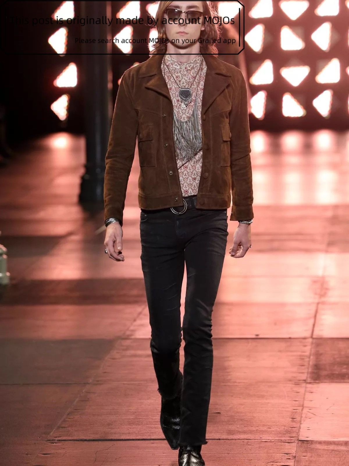 Saint Laurent Paris Sz 50 Saint Laurent Paris 15SS Western Suede Jacket mojos231 Size US M / EU 48-50 / 2 - 8 Thumbnail