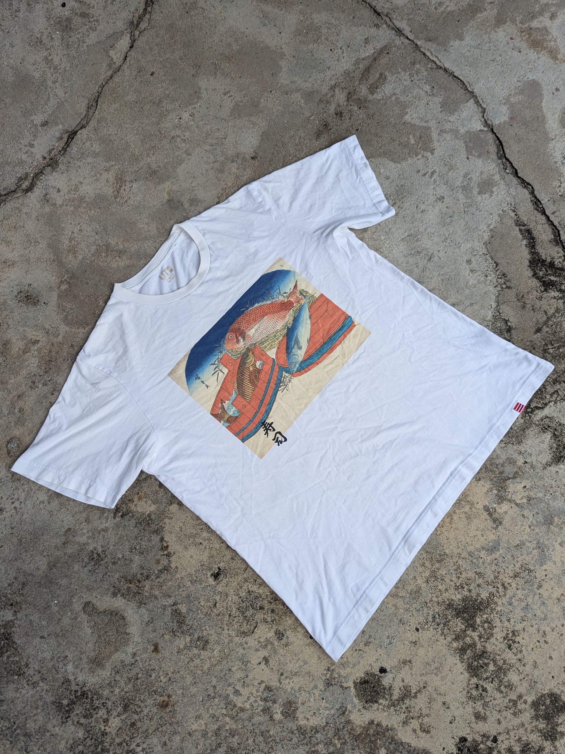 Anime × Japanese Brand × Uniqlo Uniqlo Sushi Menu Shirt Japanese Food Size US M / EU 48-50 / 2 - 3 Thumbnail