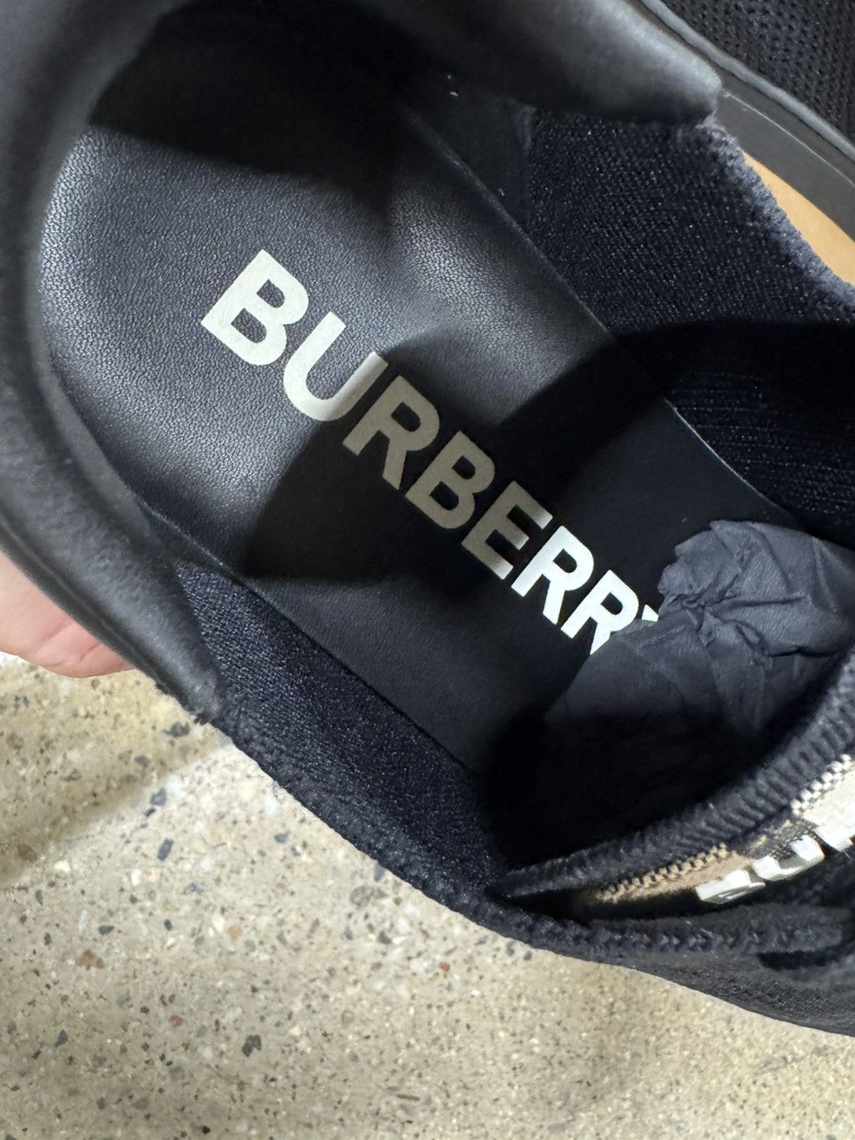 Burberry Burberry Knit Check Sneaker 750$ NEW Size US 7.5 / EU 40-41 - 5 Thumbnail