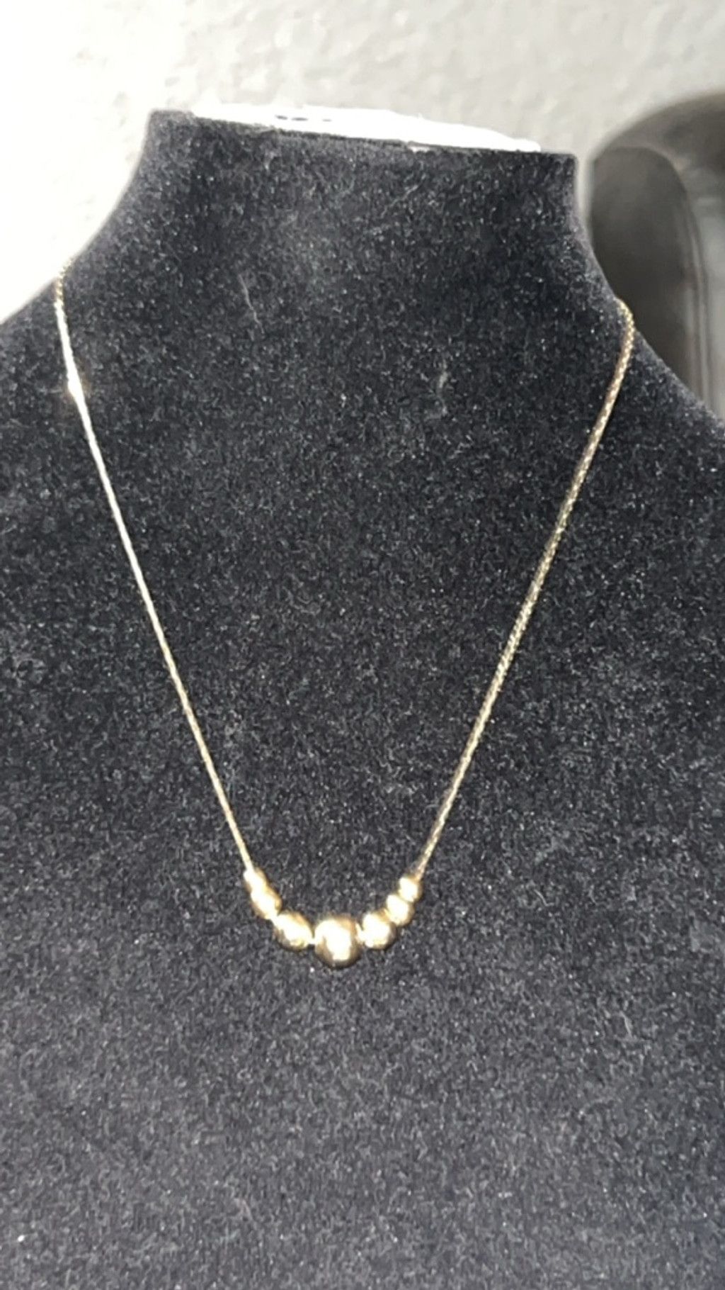 The Unbranded Brand Women's Unbranded Gold Beaded Necklace One Size Size ONE SIZE - 3 Thumbnail