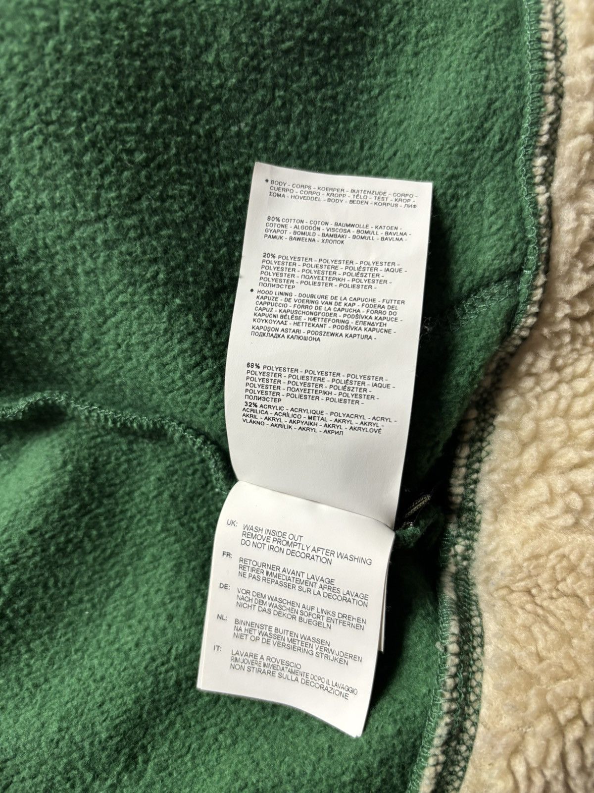 Napapijri Napapijri Flag Green Zip Hoodie Sherpa Trim Ski Patch Size M / US 6-8 / IT 42-44 - 16 Thumbnail