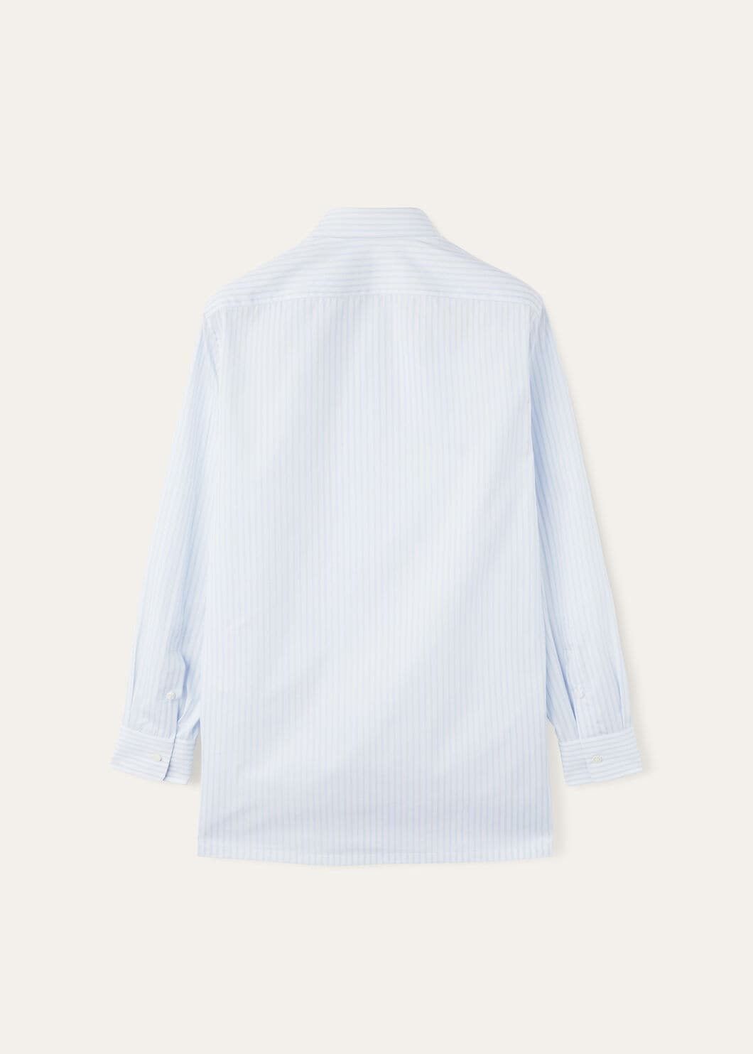 Loro Piana o1w1db10725 FAO7559 Filippo Cotton Shirt in Light Blue Size US S / EU 44-46 / 1 - 6 Thumbnail