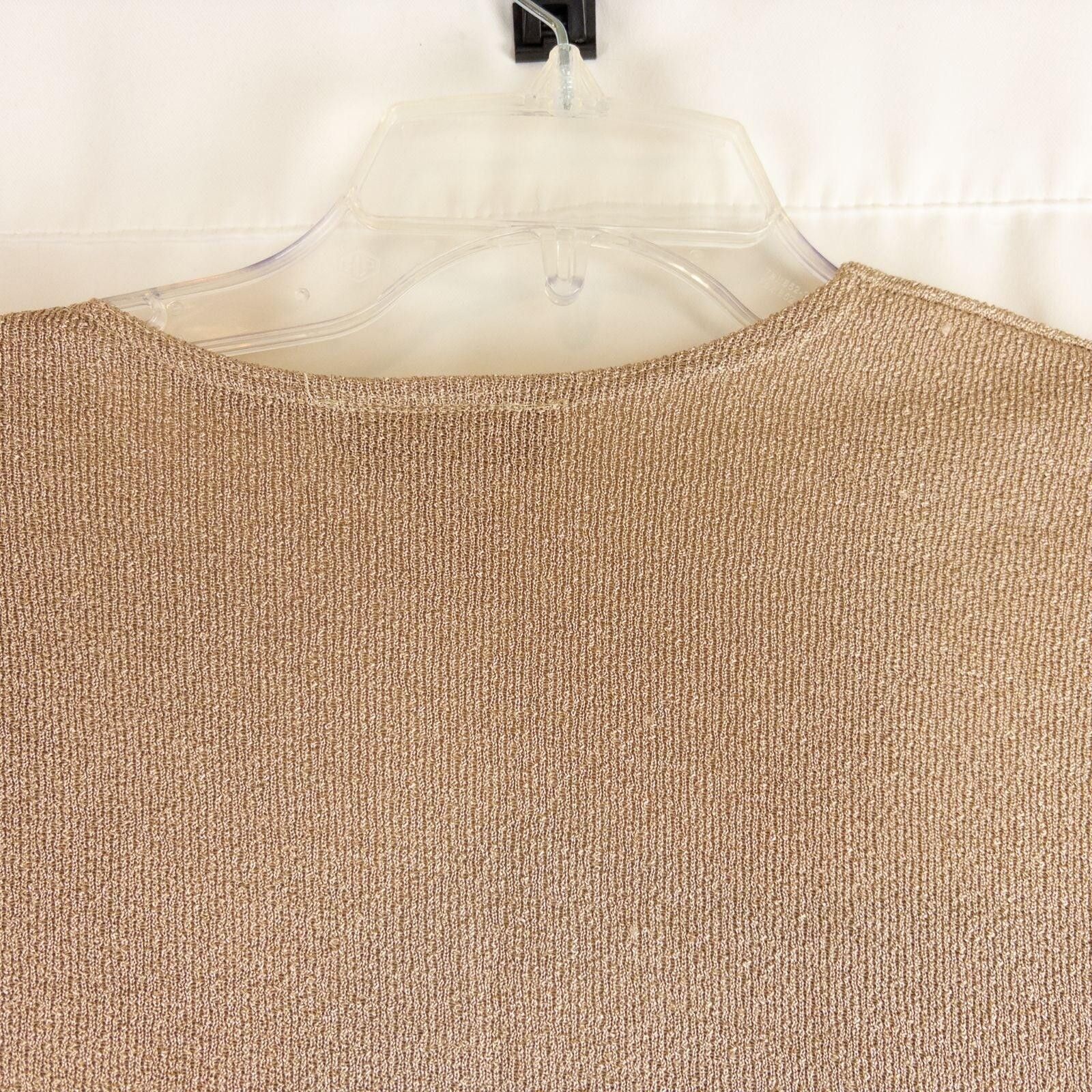 Other Maria Gabrielle Vintage Gold Cardigan Top Womens Medium Size M / US 6-8 / IT 42-44 - 9 Thumbnail