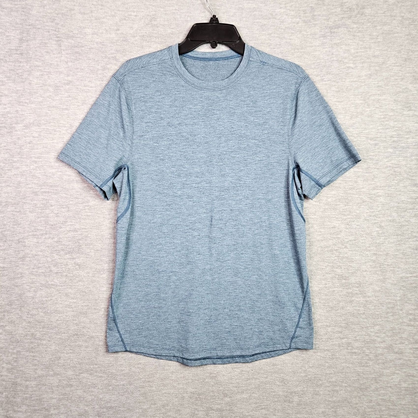 Lululemon Lululemon Men T-Shirt Size S Blue Short Sleeve Performance Stretch Workout Shirt Crew Neck Athletic Tee Basic All Seasons Brand: Lululemon Womens? Size US 29 - 2 Thumbnail