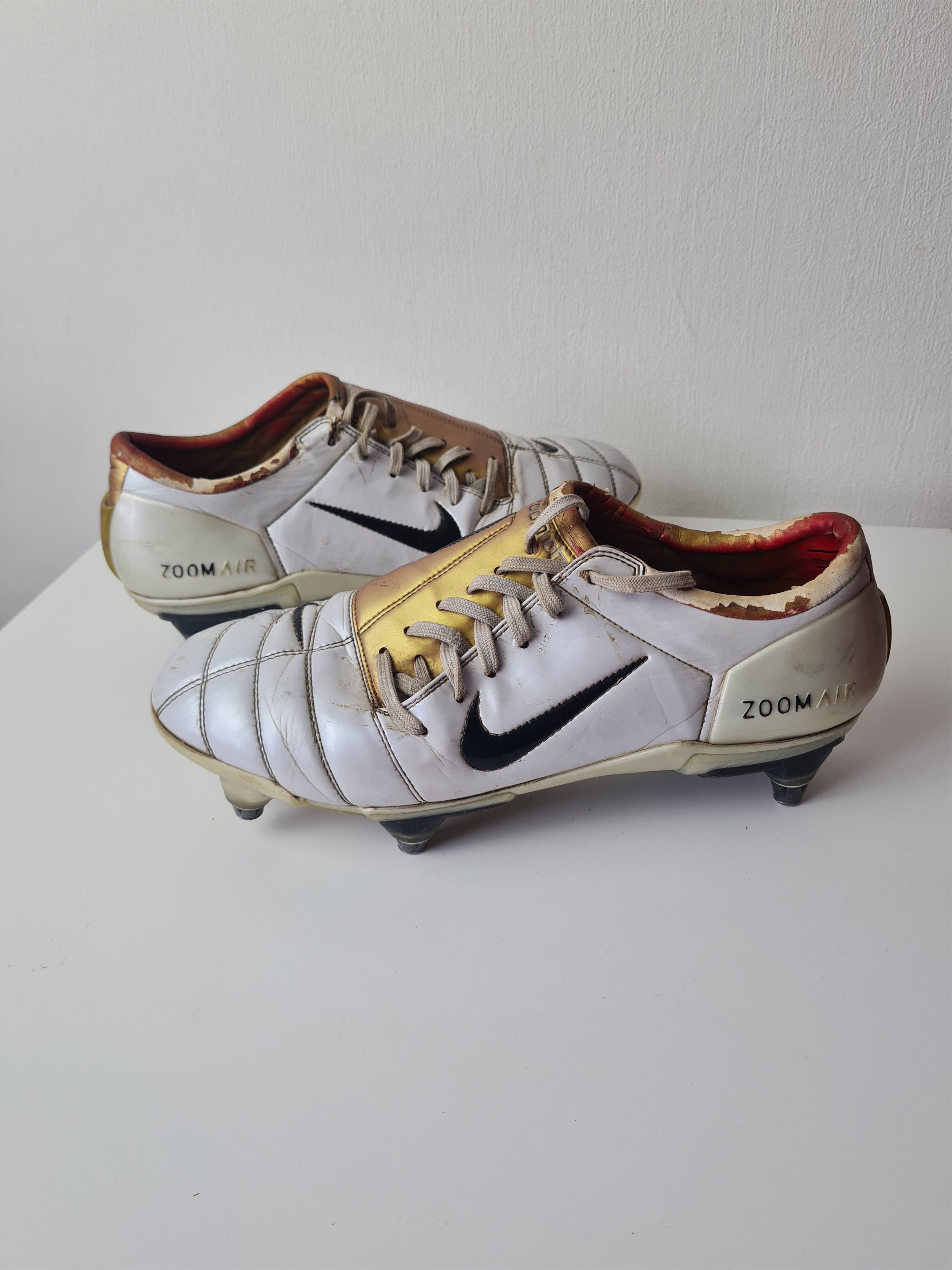 Nike Nike Total90 Air Zoom White Professional Football Boots Size US 12.5 / EU 45-46 - 5 Thumbnail