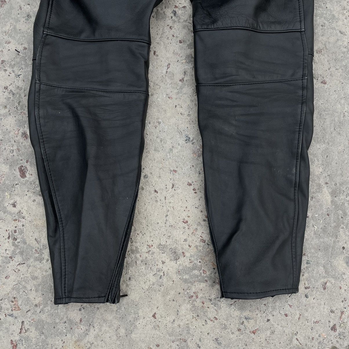 Other Vintage Moto Pants 52 Real Leather 90s Y2K USA Size US 32 / EU 48 - 9 Thumbnail