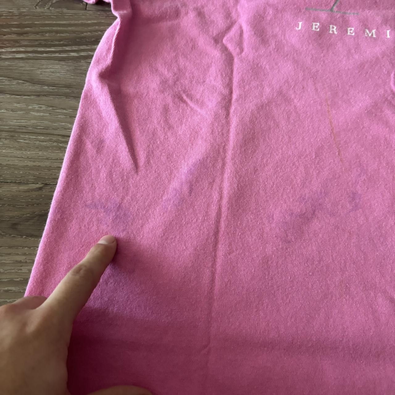 Vintage Crazy Vintage 90s Pink Jesus Graphic Tee! Size L Size US L / EU 52-54 / 3 - 6 Thumbnail