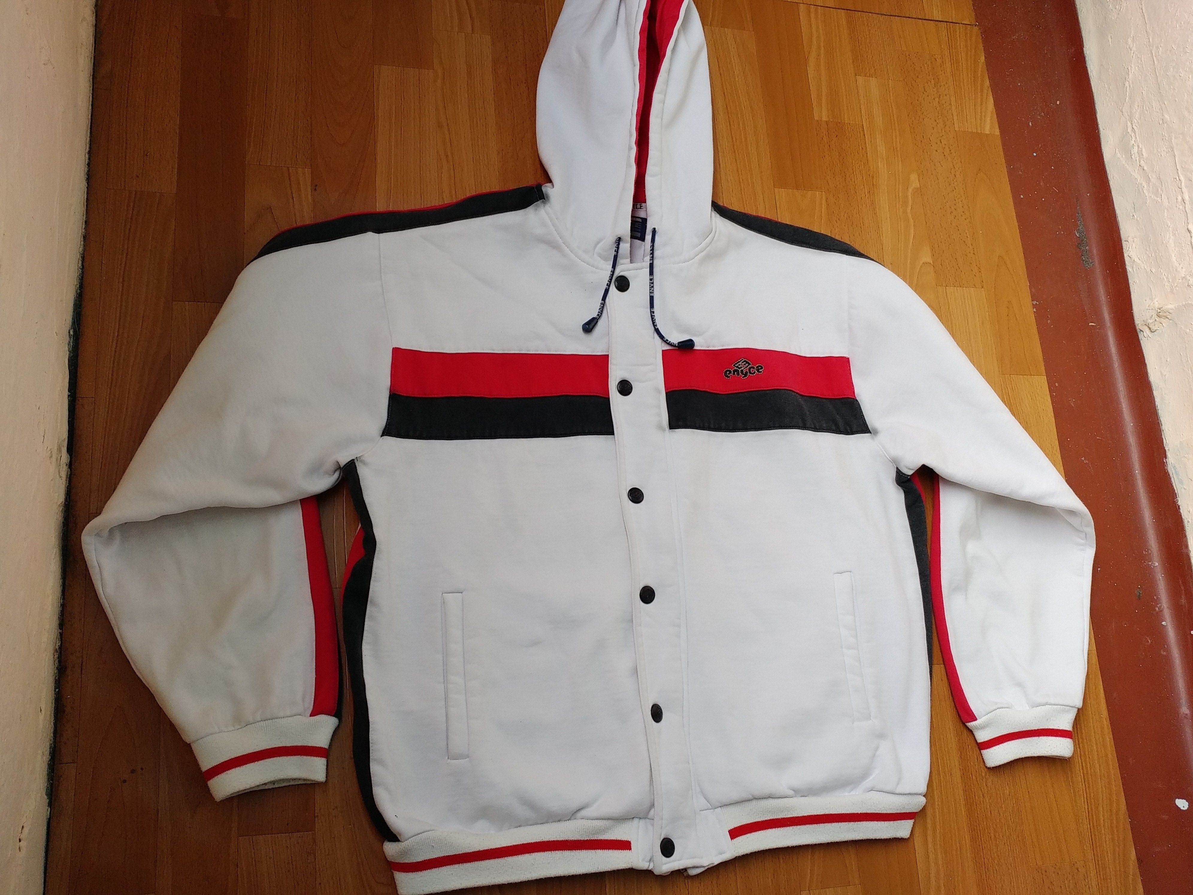 Enyce Enyce hoodie, white sweat shirt of vintage 90s hip-hop XXL Size US XXL / EU 58 / 5 - 2 Thumbnail
