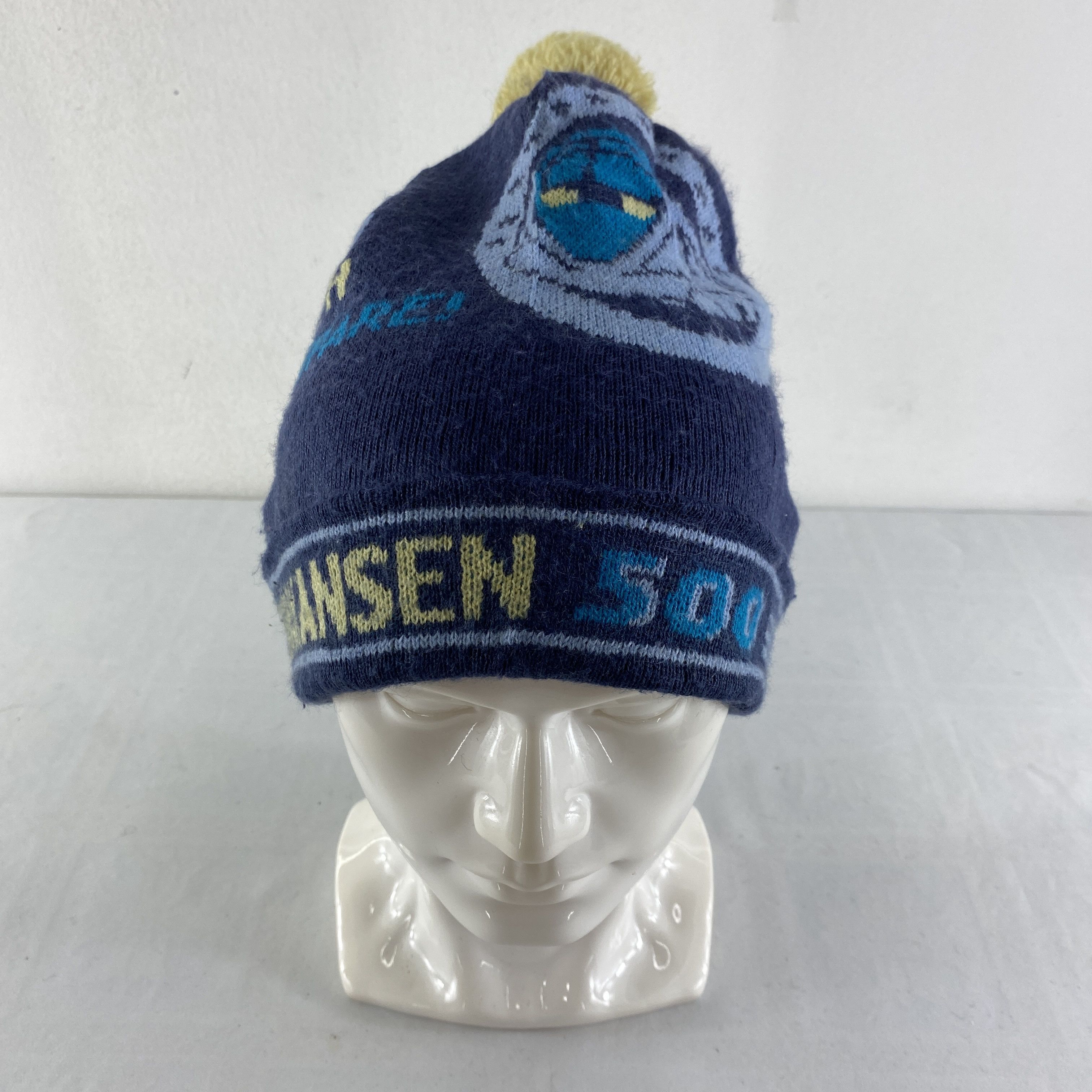 Japanese Brand Shnkansen 500 Snow Cap Hat Beanie Fashion Style-BN659 Size ONE SIZE - 2 Thumbnail