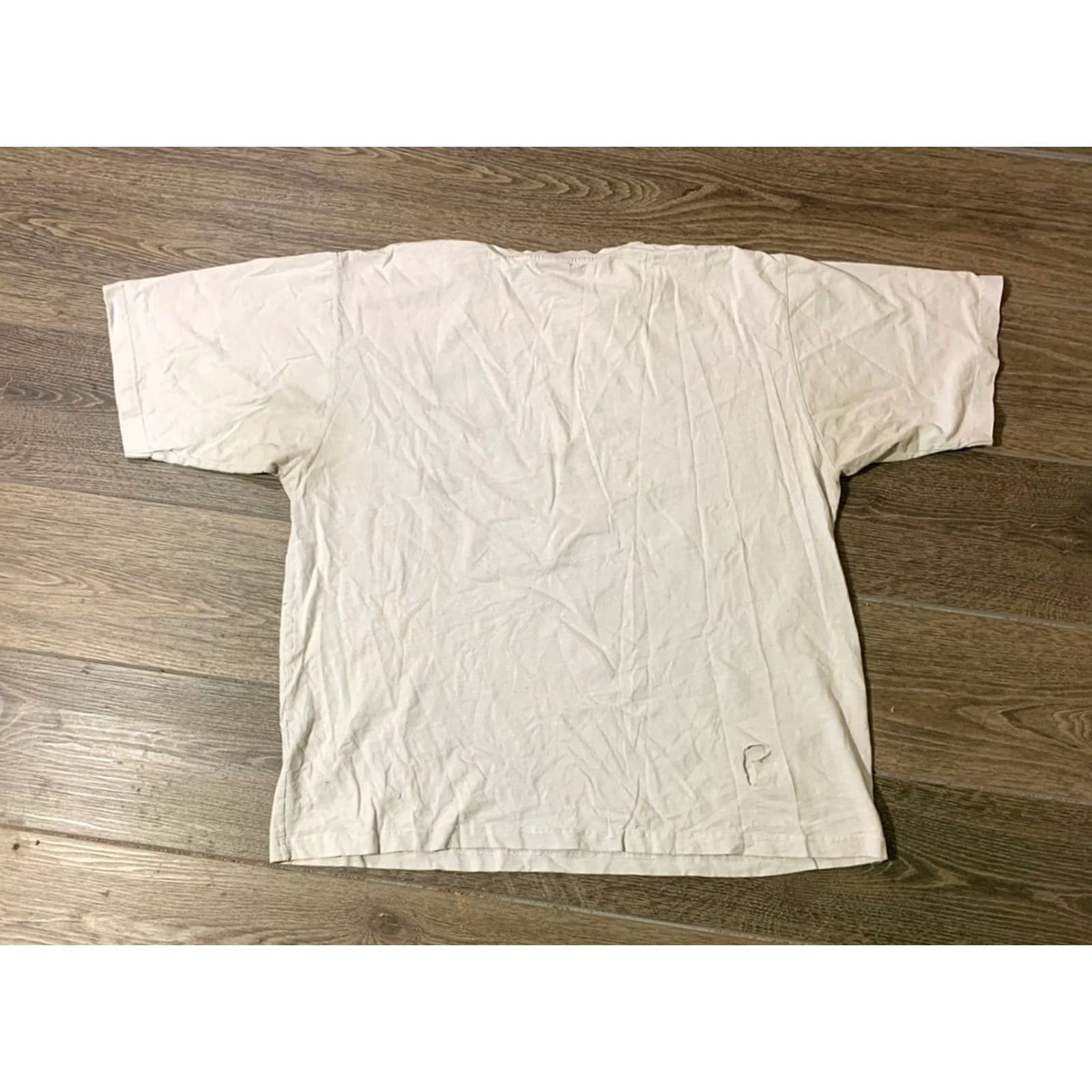 Nike Nike Embroidered Swoosh Mens Distressed T Shirt XL Extra Large Size US XL / EU 56 / 4 - 4 Thumbnail