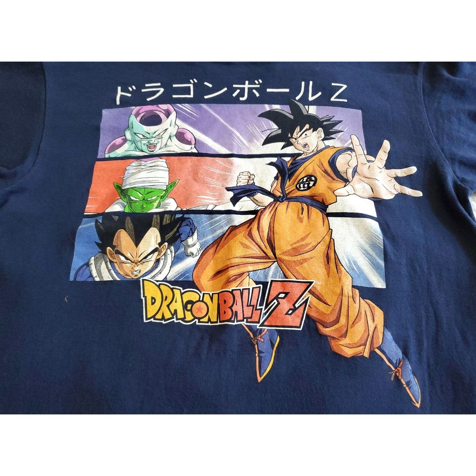 Vintage Funimation Dragonball Z Goku T-Shirt Navy M Shirt Mens Crew Neck Short Sleeve Cotton 100% Graphic Print Anime 90s Theme Size US M / EU 48-50 / 2 - 5 Thumbnail