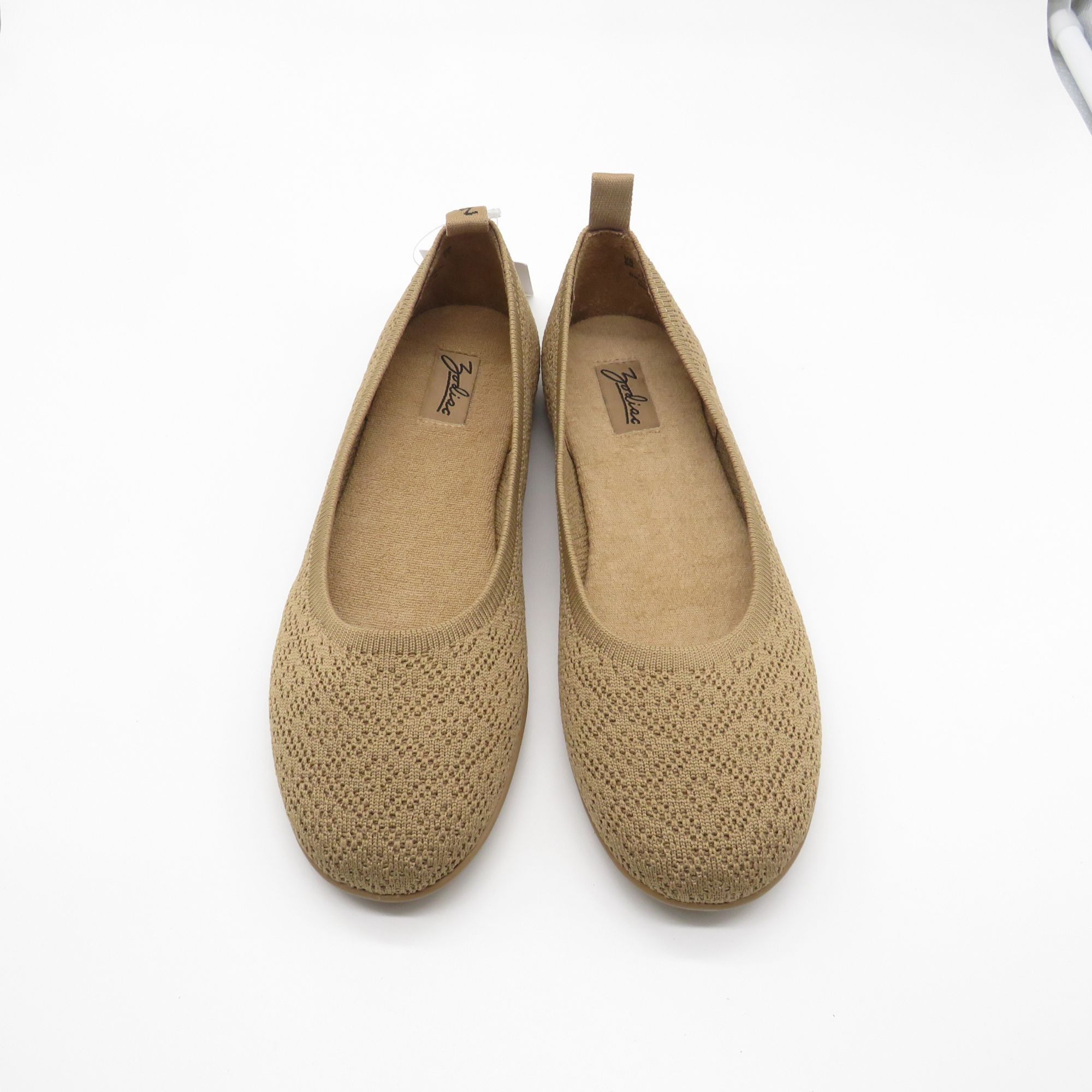 Other Zodiac Caitlin Women's Tan Knit Ballet Flats Size 6 NEW Size US 6 / IT 36 - 1 Thumbnail