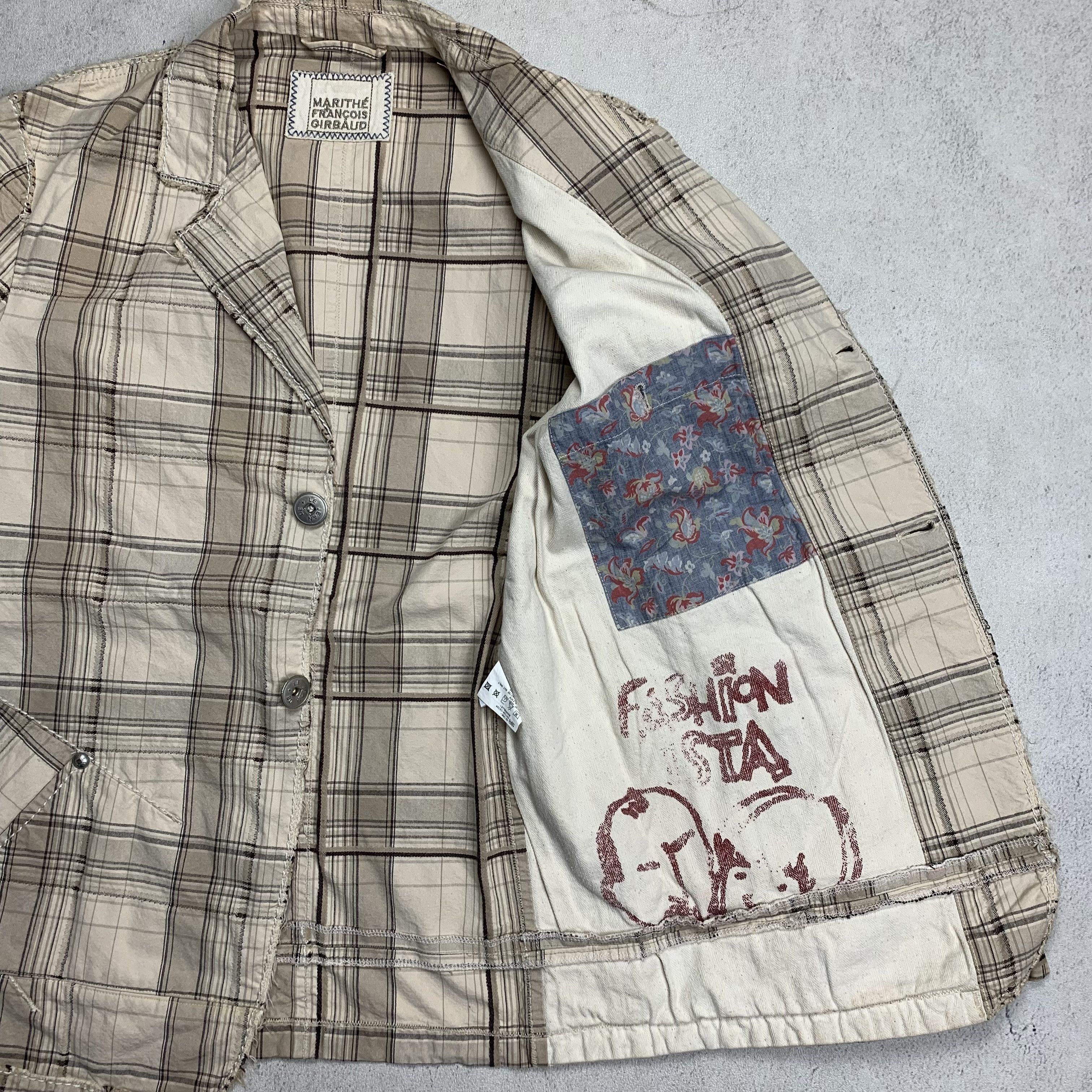Marithe + Francois Girbaud Marithe Francois Girbaud Reconstructed Jacket Size US L / EU 52-54 / 3 - 9 Thumbnail