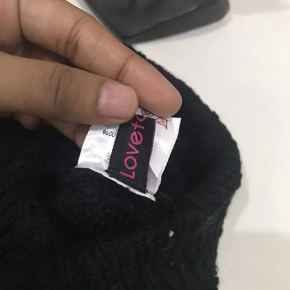Japanese Brand × Vintage Love Toxic Beanie Hat Size ONE SIZE - 4 Thumbnail