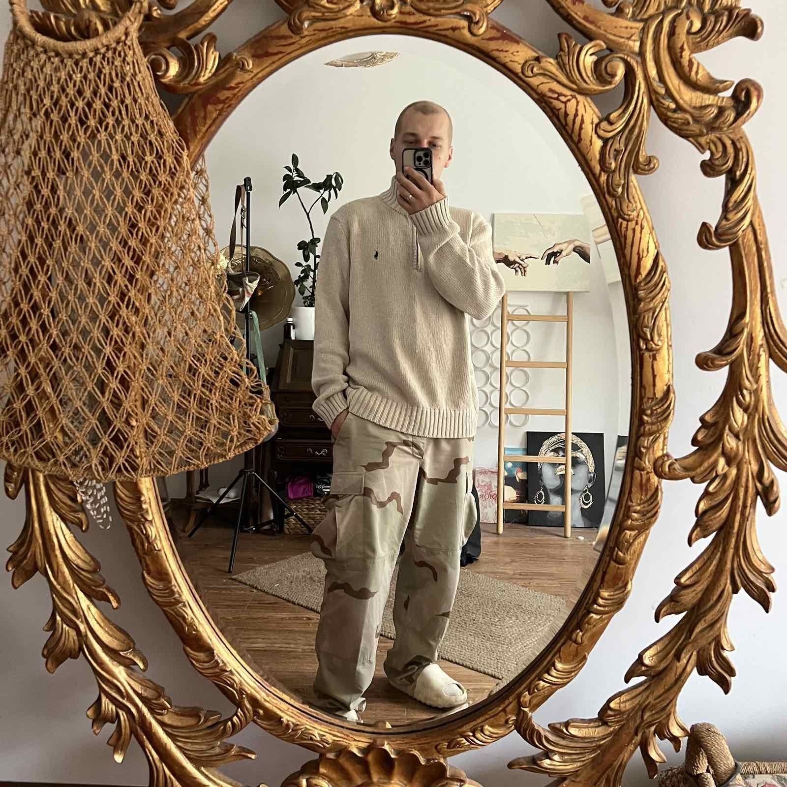 Polo Ralph Lauren × Vintage Vintage Polo Ralph Lauren 1\4 Zip Knit Sweater 90s Size US XL / EU 56 / 4 - 4 Thumbnail