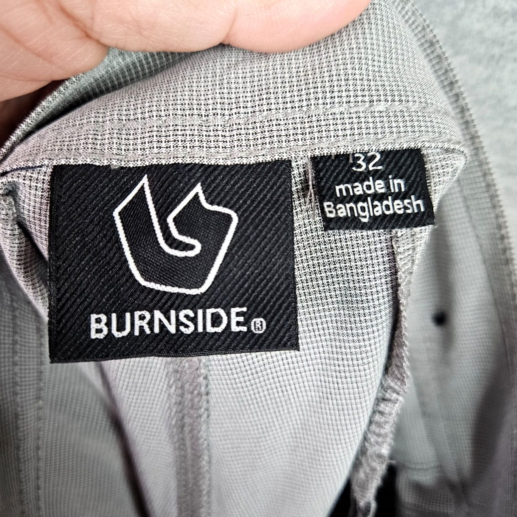Burnside Burnside Casual Shorts Mens Size 32 Gray Chino Flat Front Size US 32 / EU 48 - 6 Thumbnail