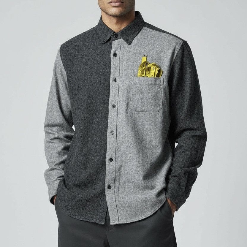 Vintage Back number inspired come des garcons button shirt Size US M / EU 48-50 / 2 - 1 Thumbnail