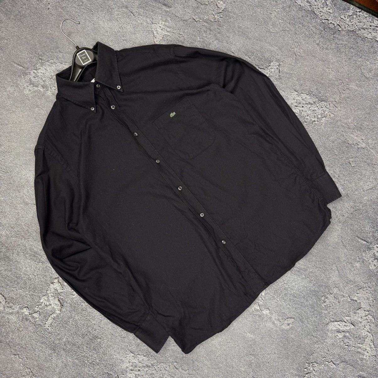 Lacoste Lacoste shirt size black monogram vintage casual luxury Size US M / EU 48-50 / 2 - 1 Thumbnail
