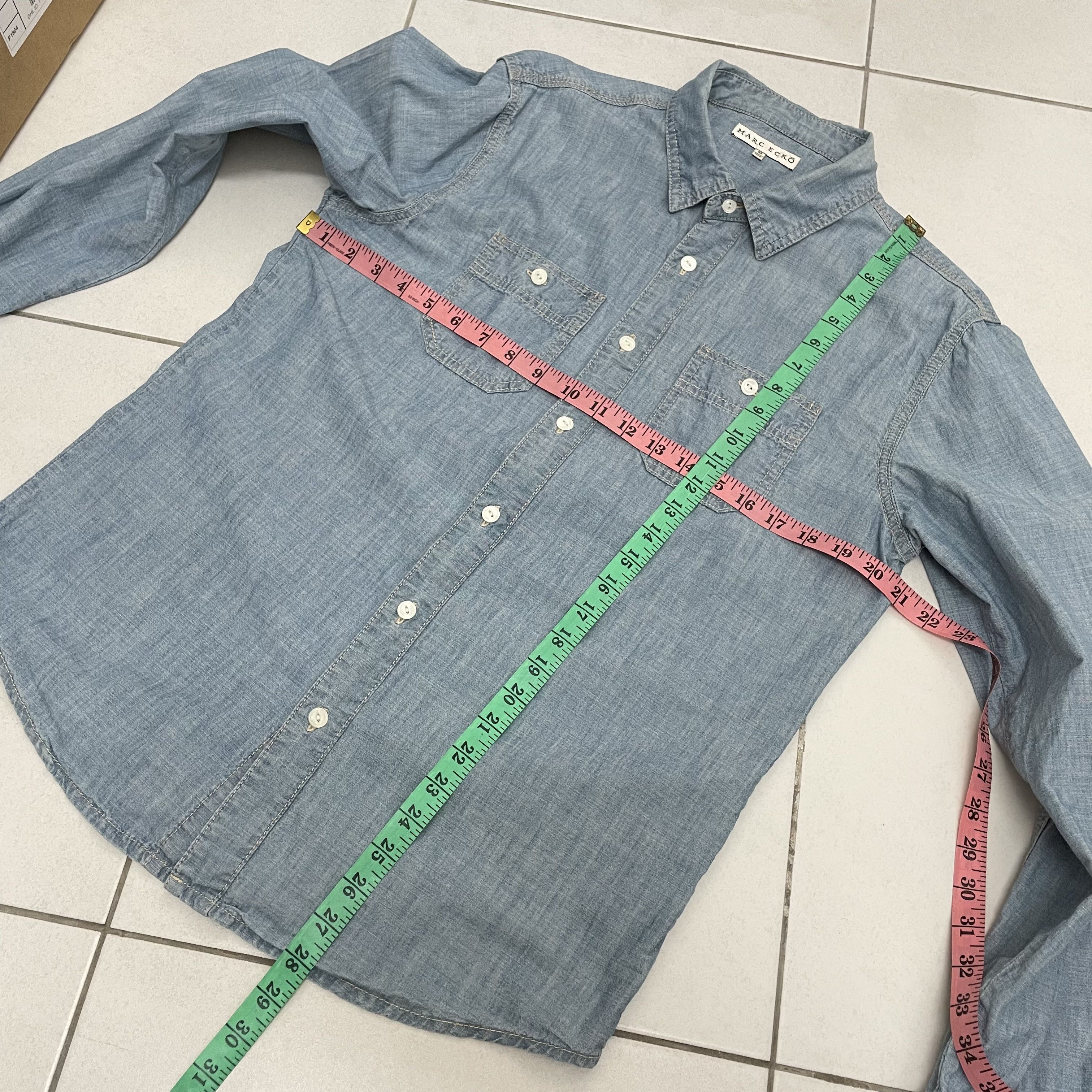 Marc Ecko ⭐️SALE⭐️ [M] MARC ECKO CHAMBRAY SHIRT Size US M / EU 48-50 / 2 - 3 Thumbnail