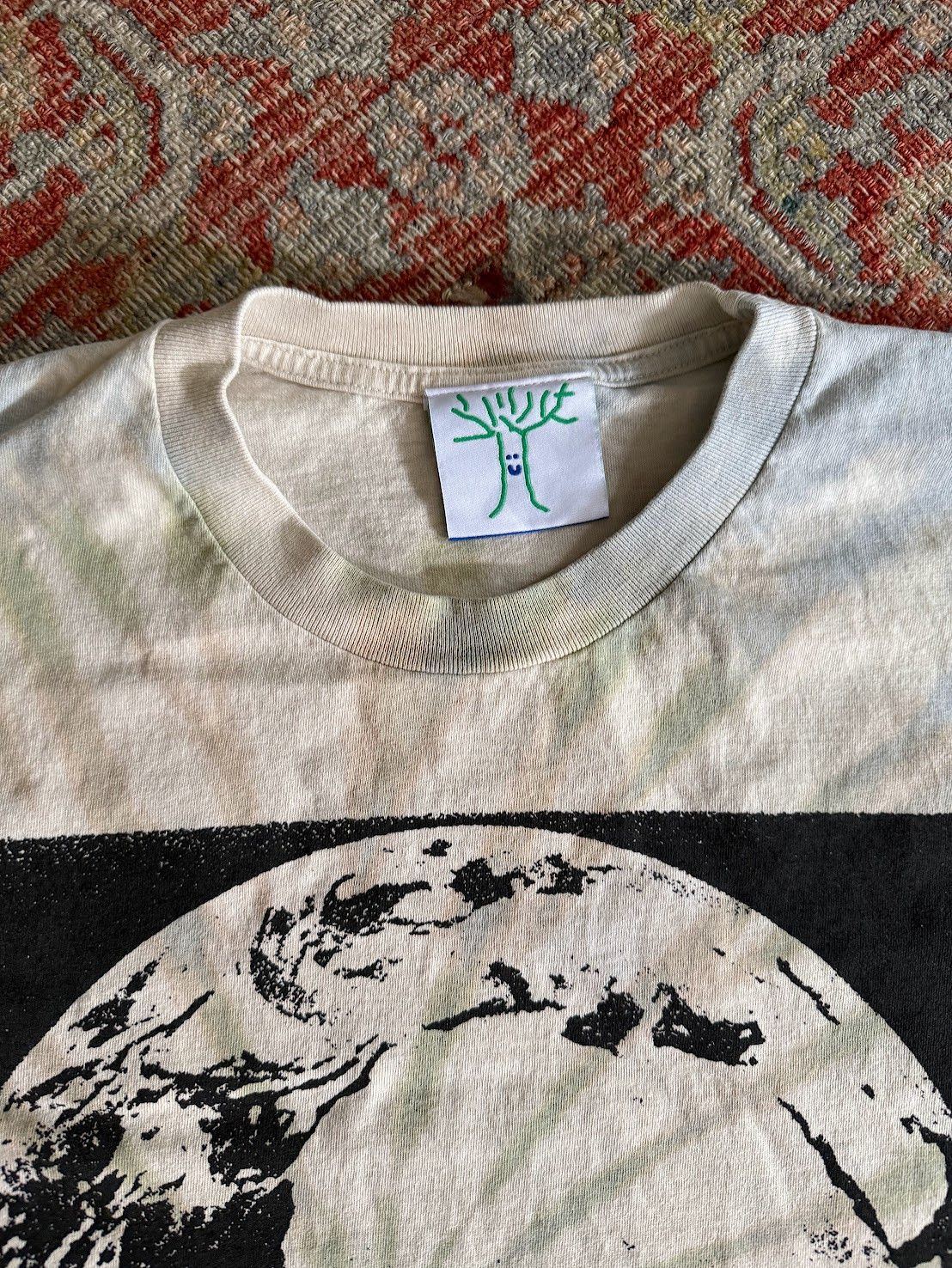 Online Ceramics Earth Moon Logo Tie Dyed and Stonewashed Tee Size US XL / EU 56 / 4 - 2 Thumbnail