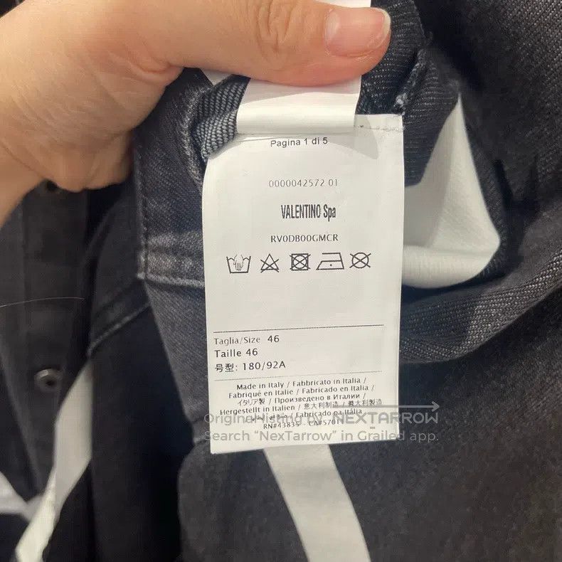 Valentino Valentino Printed denim shirt Size US S / EU 44-46 / 1 - 4 Thumbnail