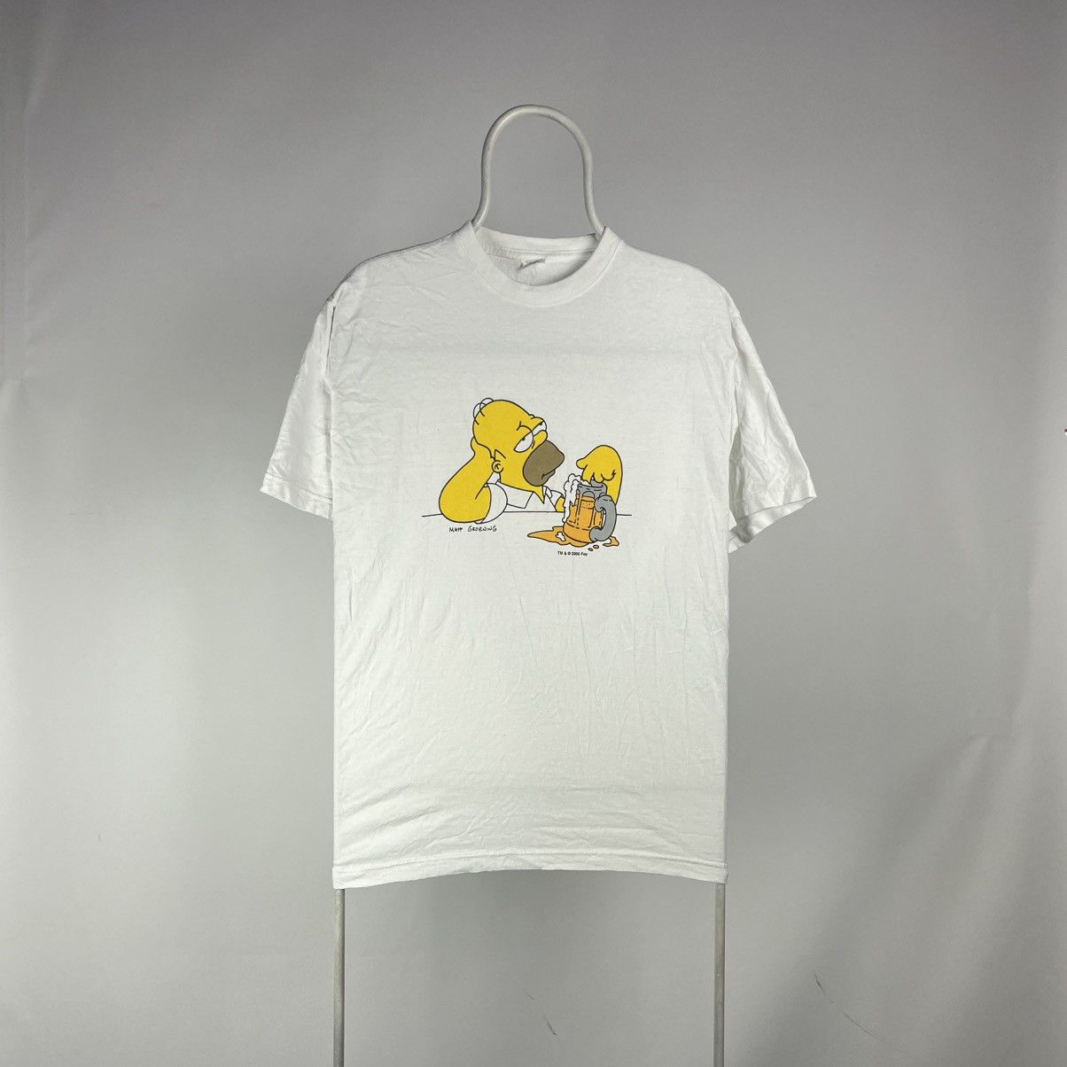 The Simpsons The Simpsons tshirt Homer Beer Matt Groening 2000 size XL Size US XL / EU 56 / 4 - 1 Thumbnail