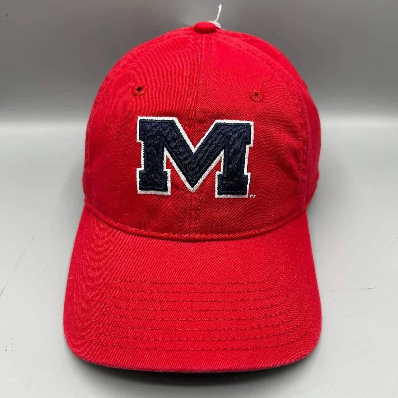 The Game Ole Miss Rebels NCAA Hat Men Red Blue Strap Back Cotton Size ONE SIZE - 1 Thumbnail